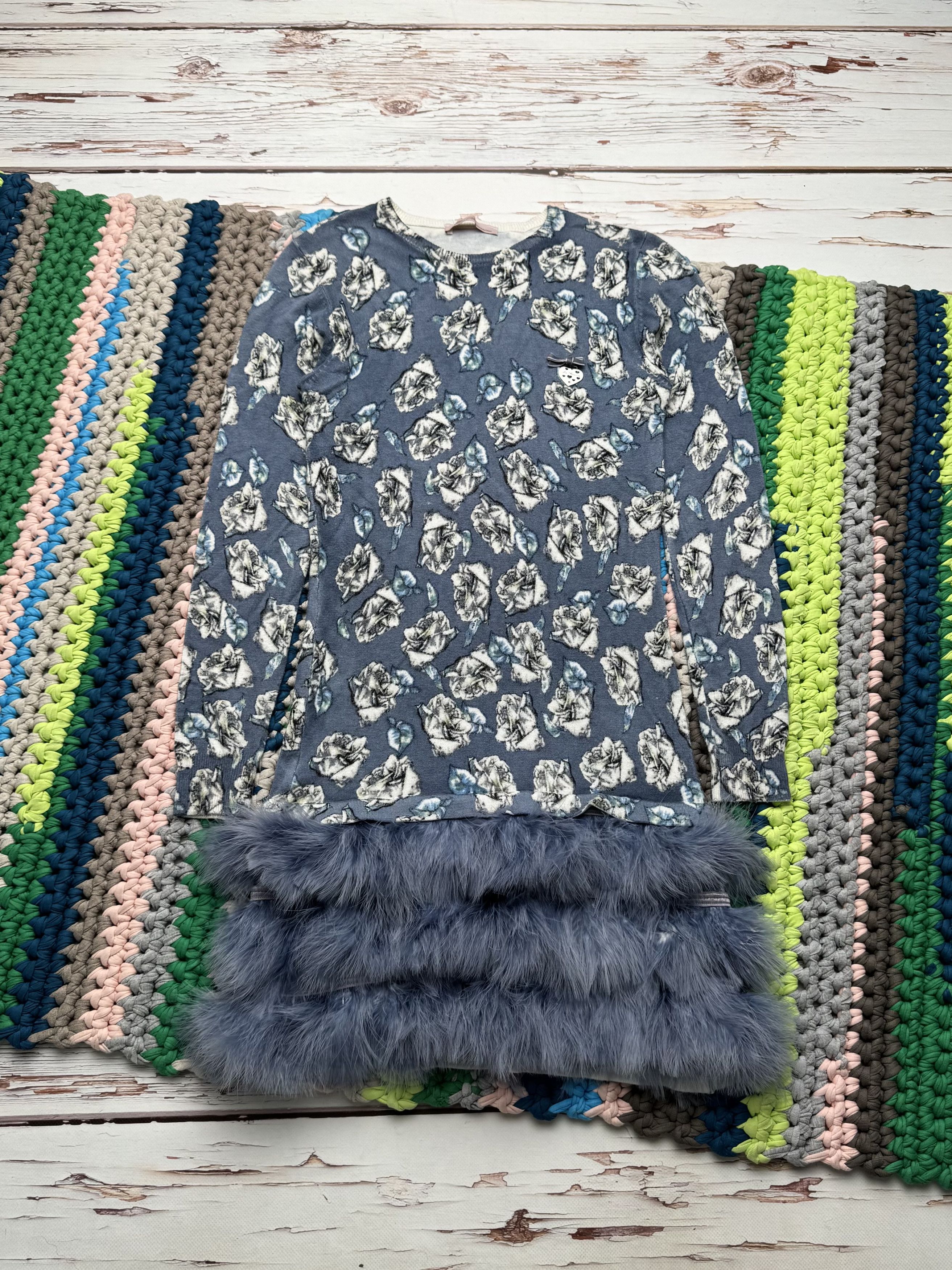 Blumarine Miss Blumarine Dress With Long Sleeve (D10) Size XS / US 0-2 / IT 36-38 - 1 Thumbnail