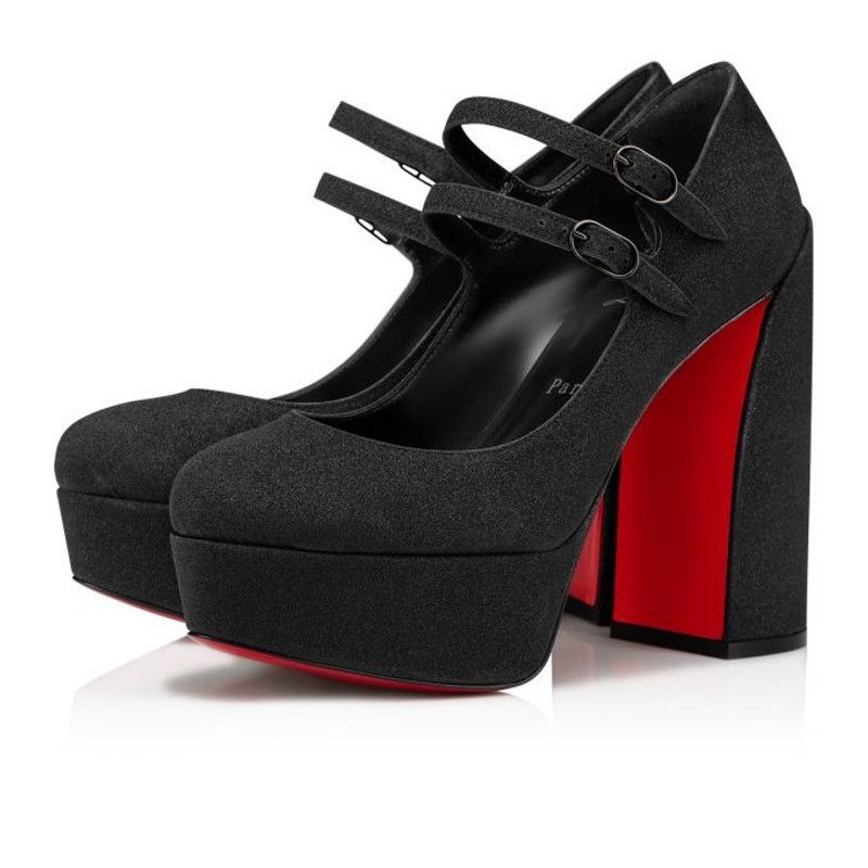 Christian Louboutin os11x0526 Movida Jane 130mm Pumps in Black Size US 8 / IT 38 - 2 Thumbnail