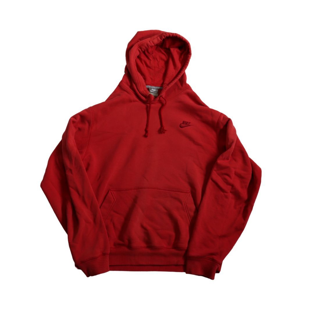 Red nike vintage hoodie hotsell