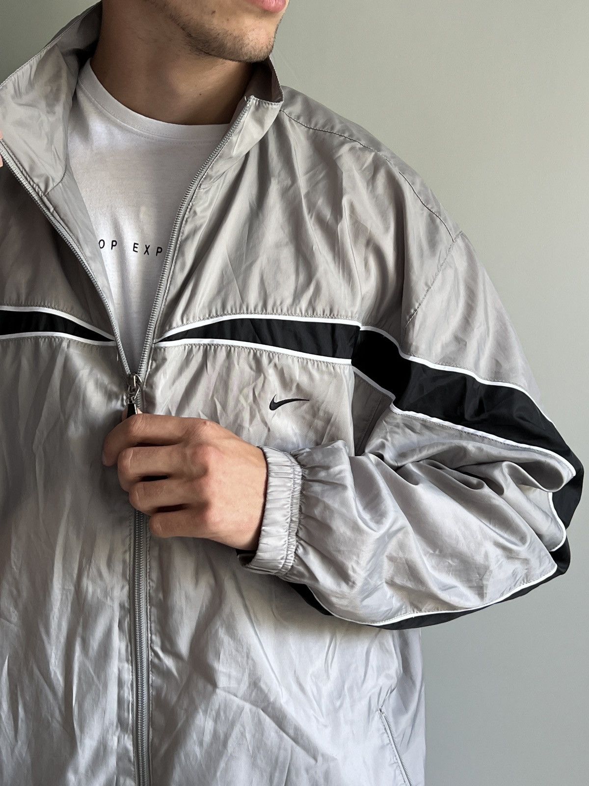 Nike Vintage Nike Nylon Y2K Track Top Jacket Size US XL / EU 56 / 4 - 7 Thumbnail