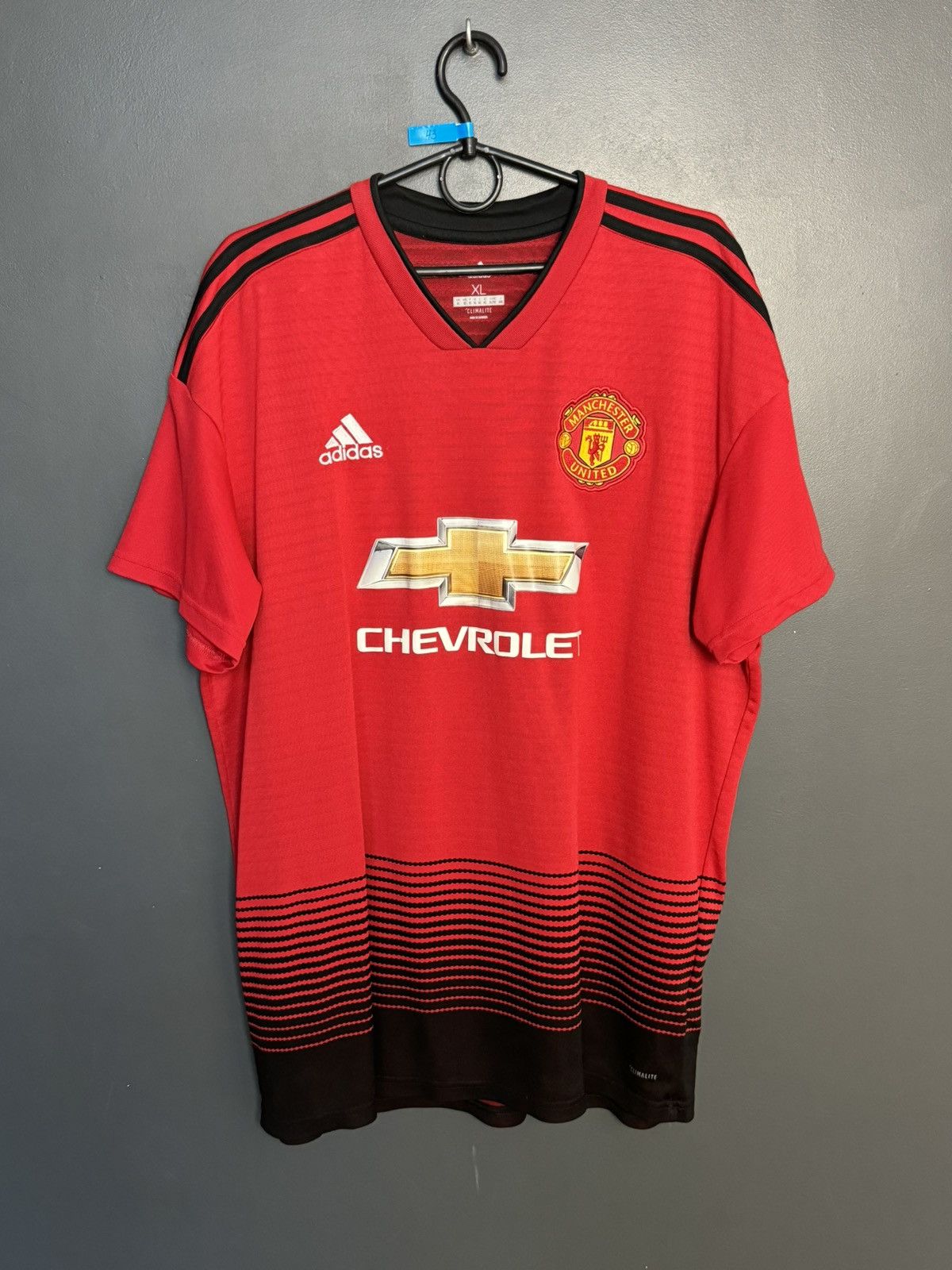 Adidas Manchester United 18/19 Home Football Jersey T-Shirt Size US XL / EU 56 / 4 - 1 Thumbnail