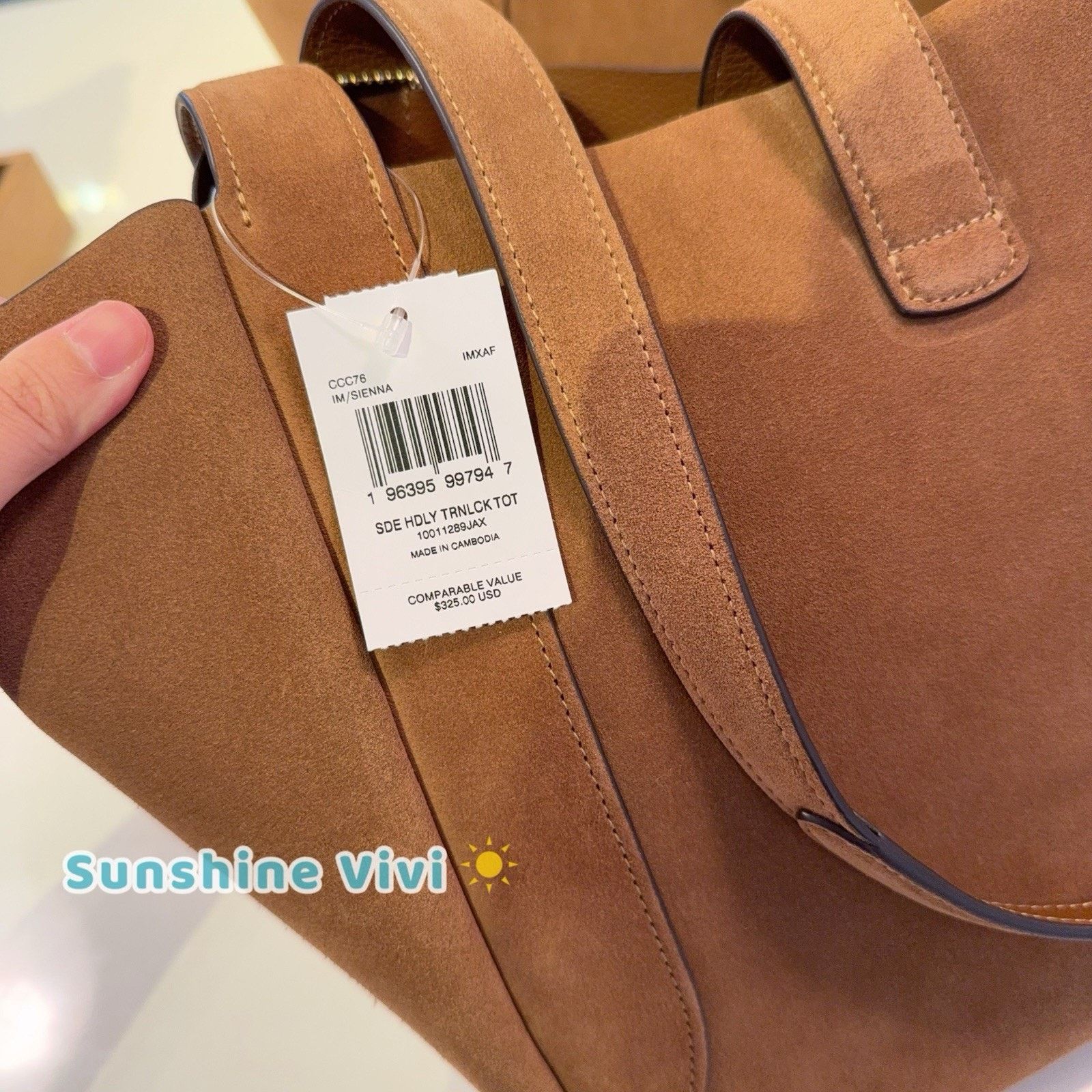 Coach NWT Coach Hadley Turnlock Tote Bag CCC76 Size ONE SIZE - 2 Thumbnail