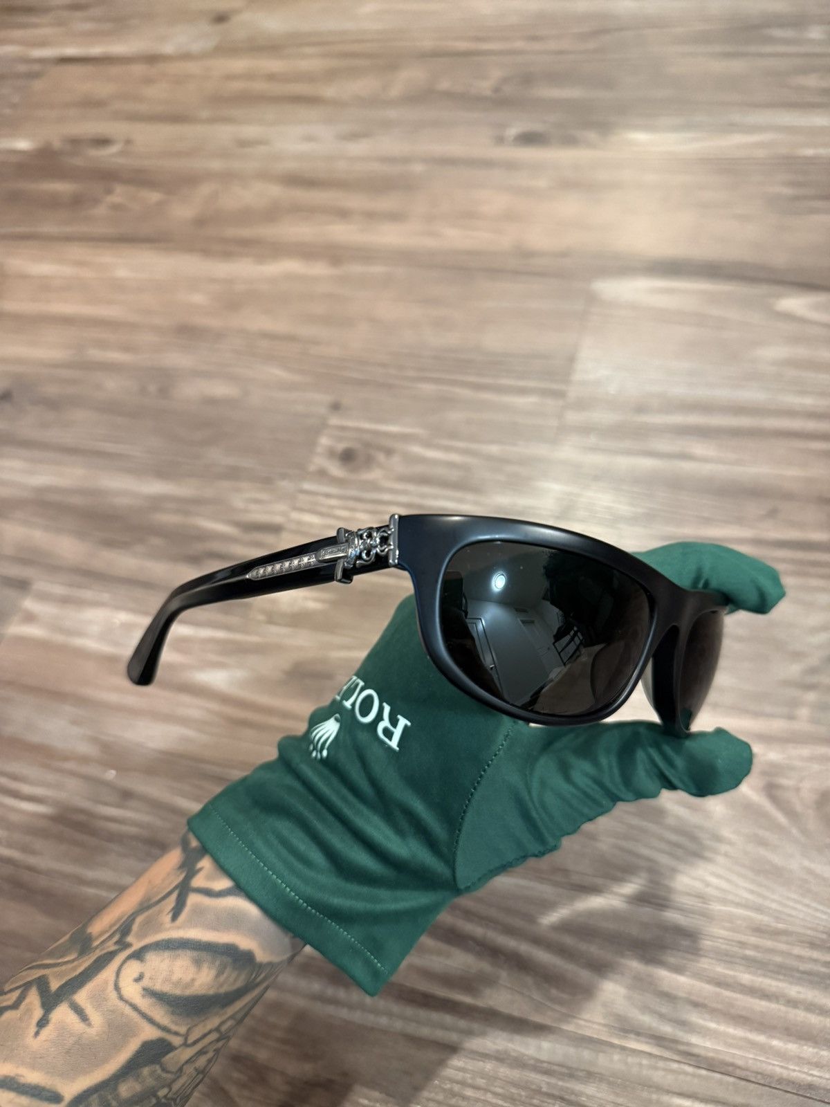 Chrome Hearts Chrome Hearts Tryassagain sunglasses Size ONE SIZE - 3 Thumbnail