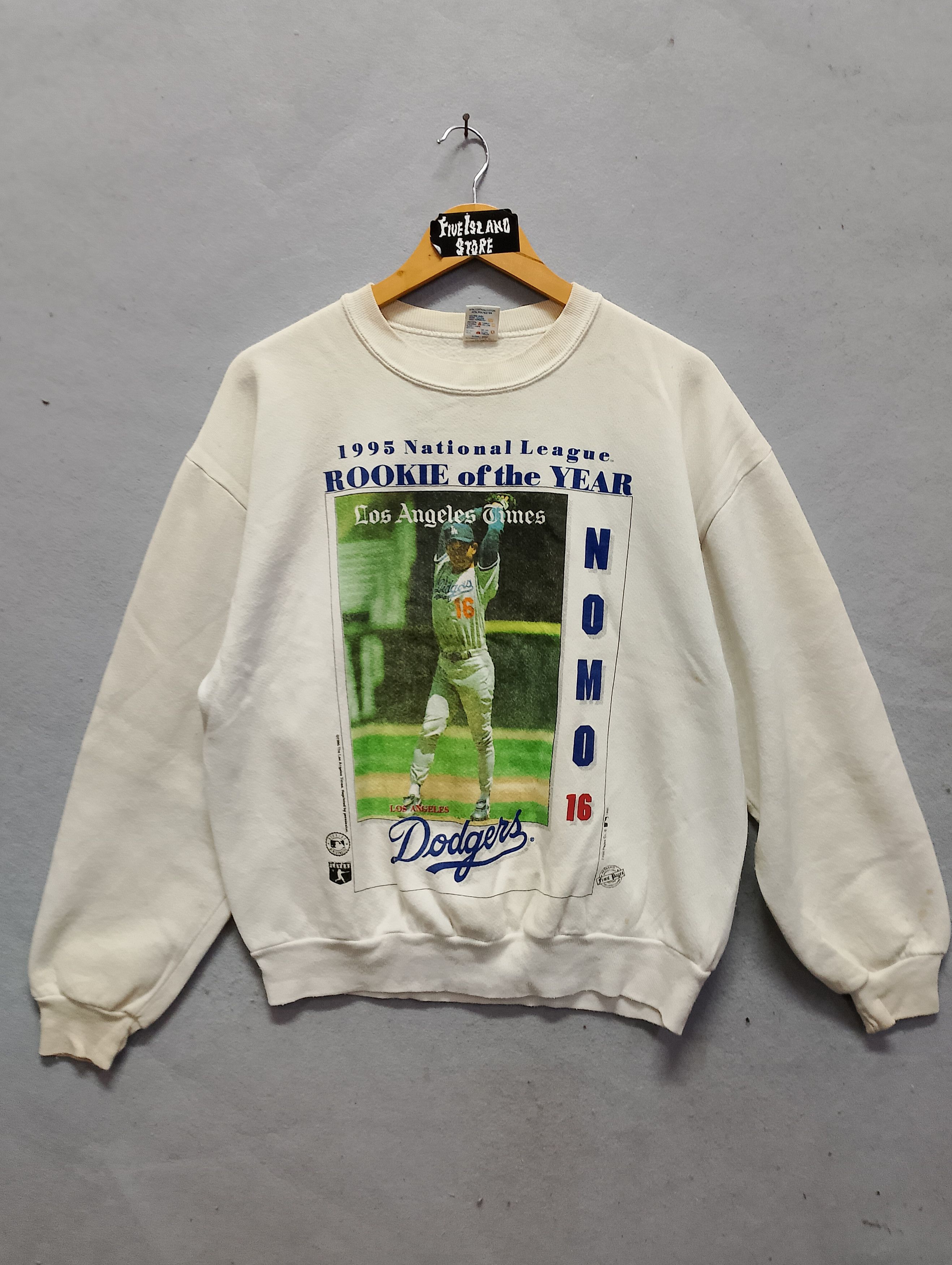 Vintage Vintage Los Angeles Dodgers Hideo Nomo Rookie Size US L / EU 52-54 / 3 - 2 Thumbnail