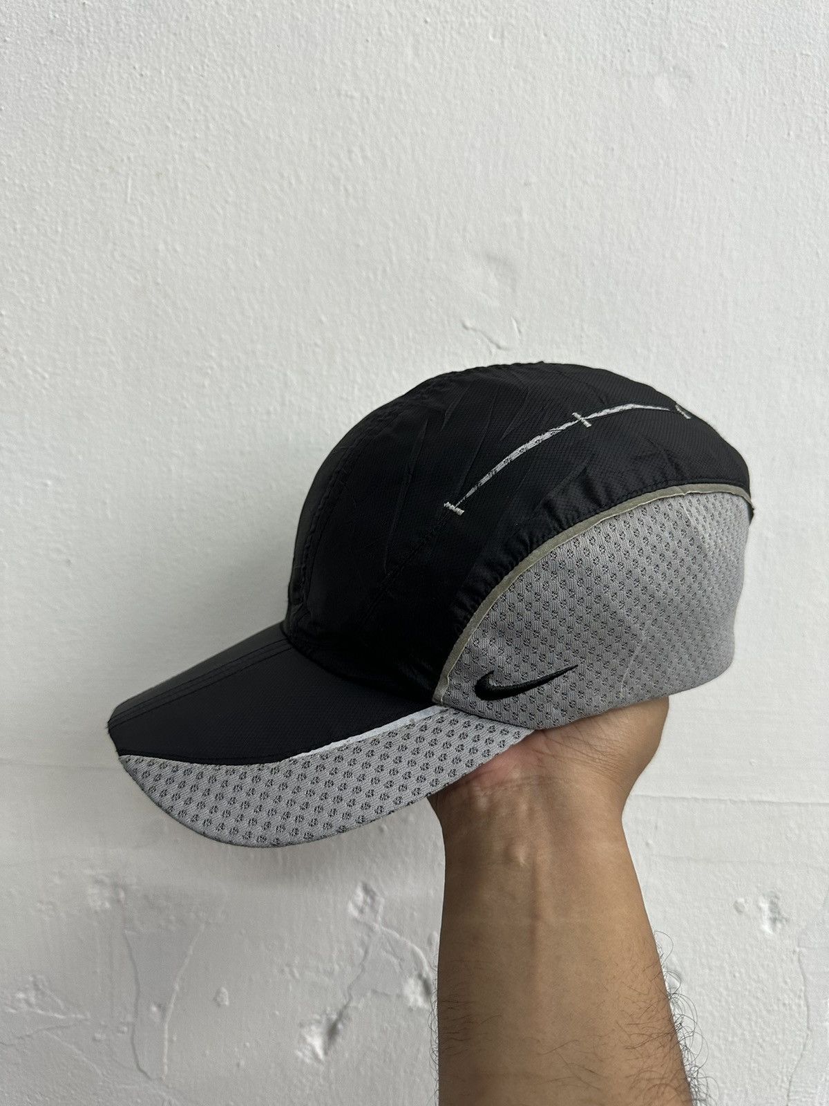 Nike VTG Y2K Nike Trail 5 Panel Hat Size ONE SIZE - 2 Thumbnail