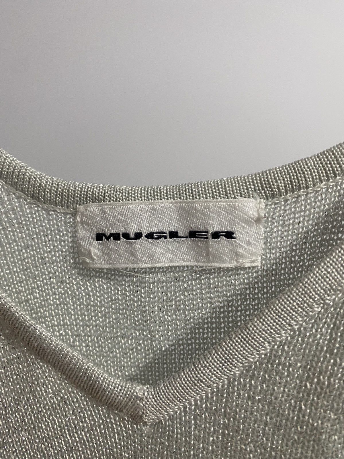 Mugler Vintage mugler mesh rare top Size S / US 4 / IT 40 - 2 Thumbnail