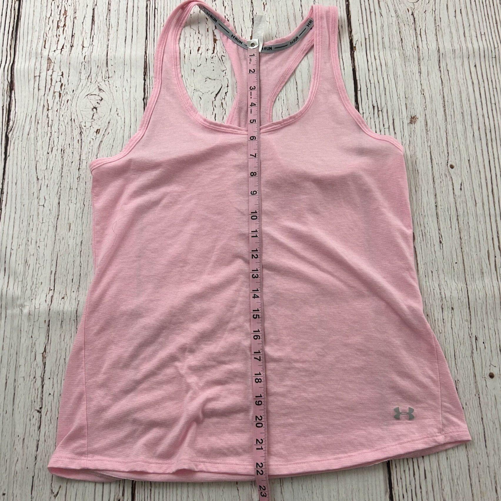 Under Armour Under Armour Heatgear Tank Top Racerback Sleeveless Women's M Pink Shirt Size M / US 6-8 / IT 42-44 - 4 Thumbnail