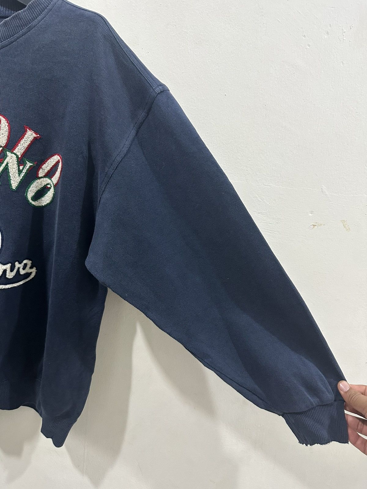 Japanese Brand VTG Distress LUPO DI MARE Sina Cova Faded Sweatshirts Size US M / EU 48-50 / 2 - 7 Thumbnail