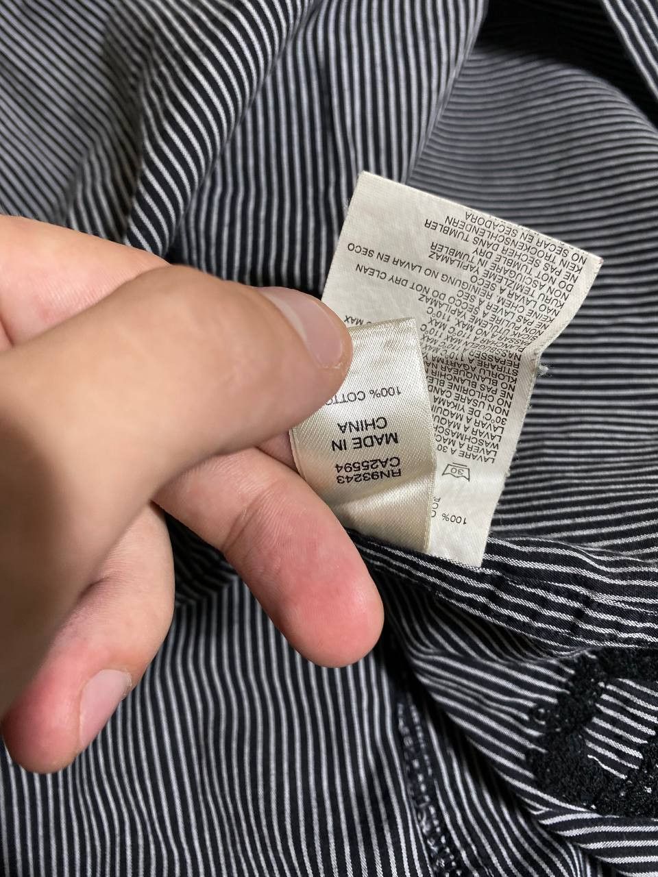 Diesel × Vintage Y2K Diesel D Japan Archival Punk Work Long Sleeve Shirt Size US XL / EU 56 / 4 - 14 Thumbnail