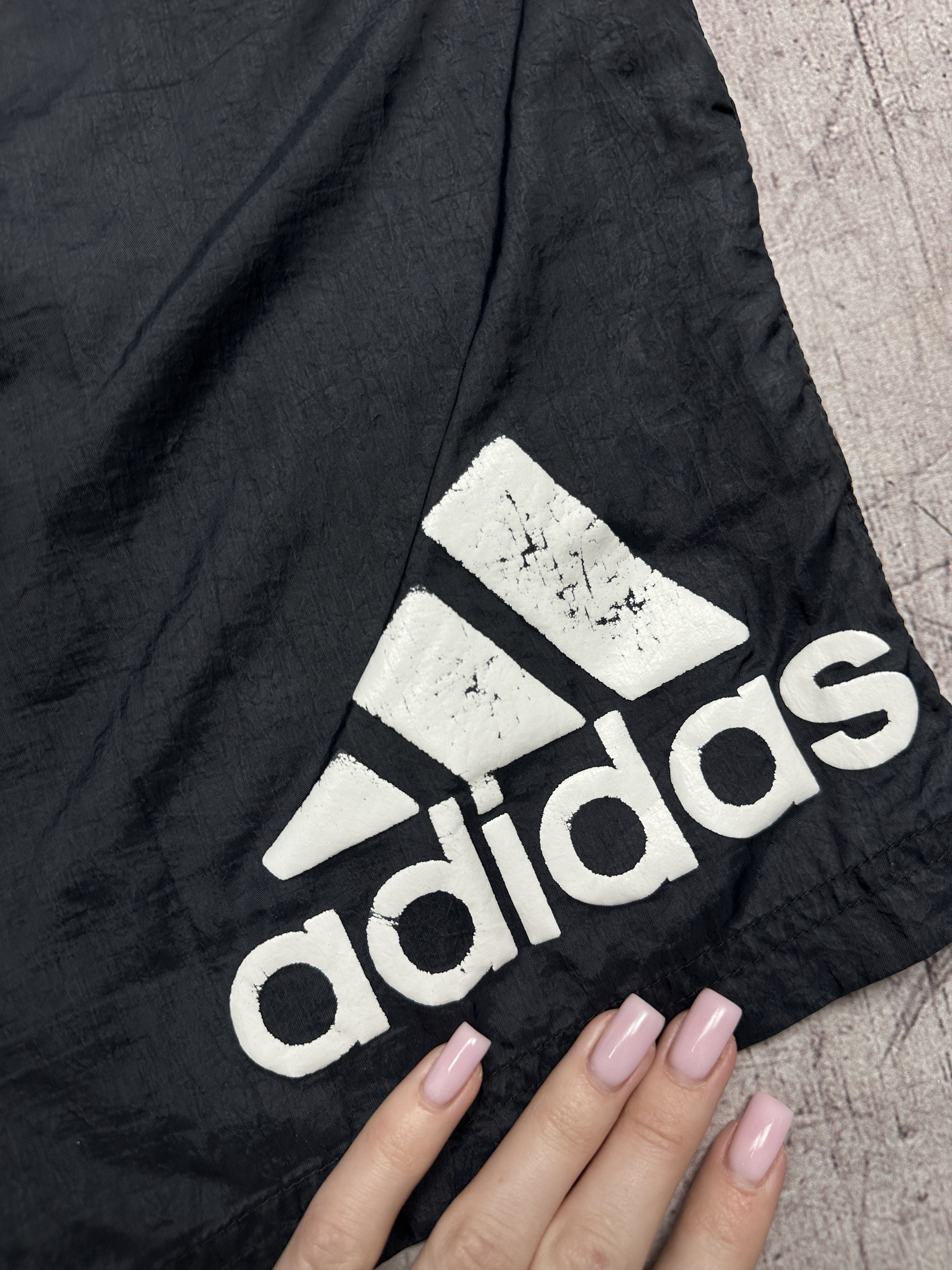 Adidas Adidas Vintage Mens Nylon Shorts Size US 30 / EU 46 - 3 Thumbnail