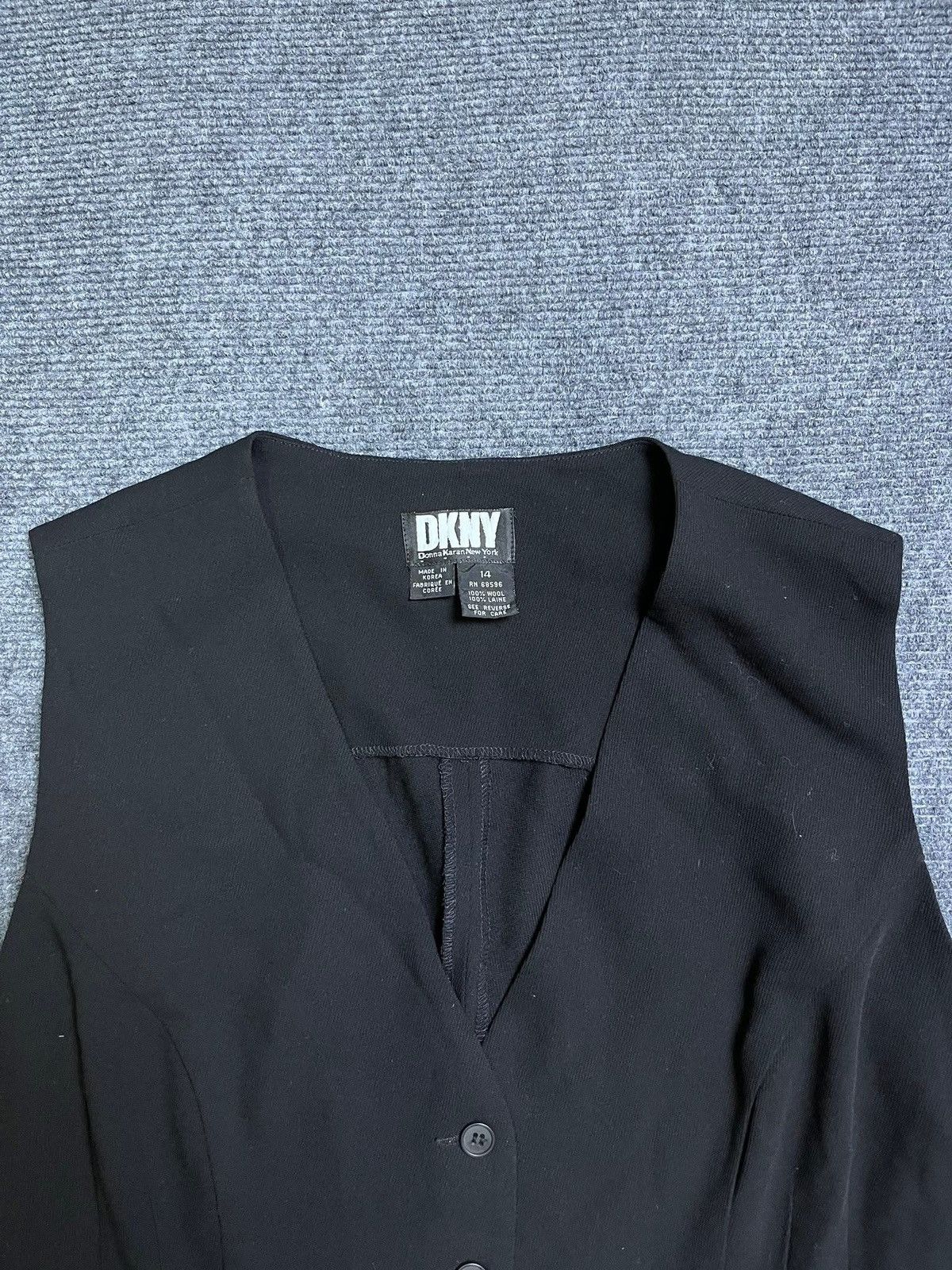 DKNY DKNY Wool dress with pleated waist detailing on both sides Size M / US 6-8 / IT 42-44 - 2 Thumbnail