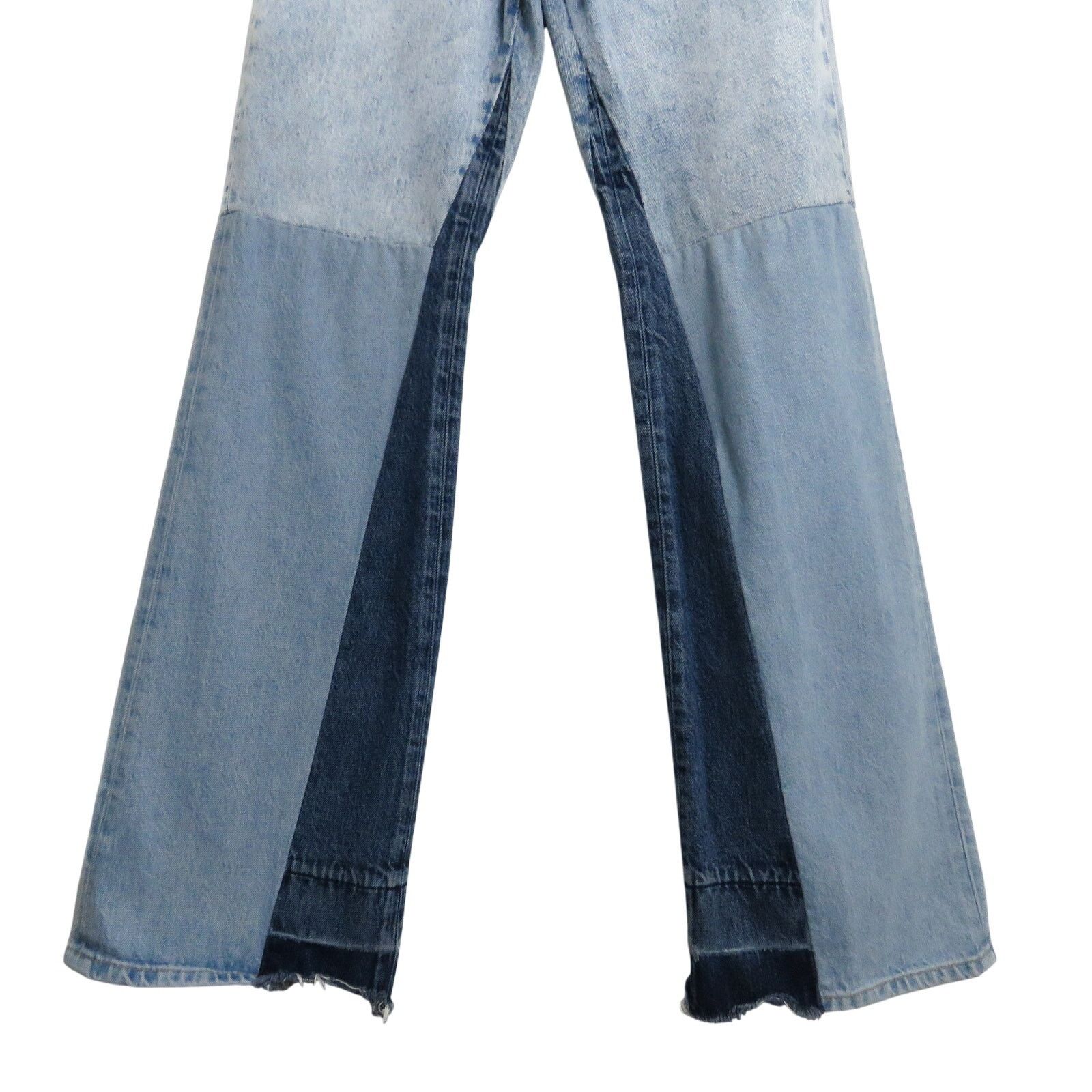 Zara Zara Wide Leg Patchwork Collection Jeans Color Block 6 Size 28" / US 6 / IT 42 - 5 Thumbnail