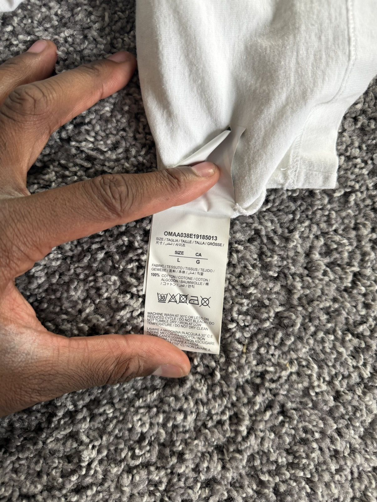 Off-White OFF-WHITE TEE Size US L / EU 52-54 / 3 - 3 Thumbnail