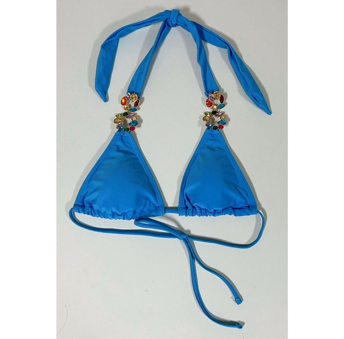 Other Blue Periwinkle Gemstone Bikini Top Bathing Suit Size S 🩵🩷✨ Size S / US 4 / IT 40 - 3 Thumbnail