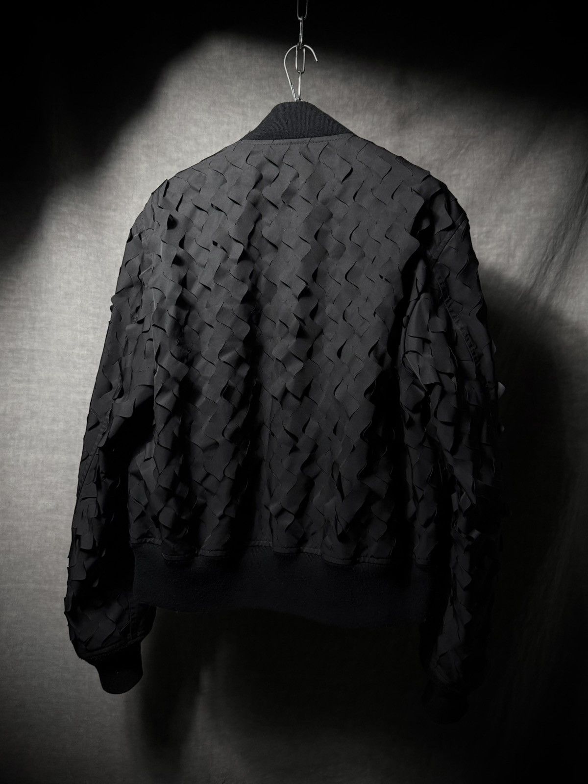 JOHN LAWRENCE SULLIVAN John Lawrence Sullivan 17AW 3D Woven Ribbon MA-1 Bomber Size US L / EU 52-54 / 3 - 7 Thumbnail