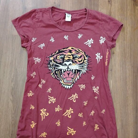 Other Vintage Y2K Ed Hardy Tiger King Joe Exotic T-Shirt Size M / US 6-8 / IT 42-44 - 2 Thumbnail
