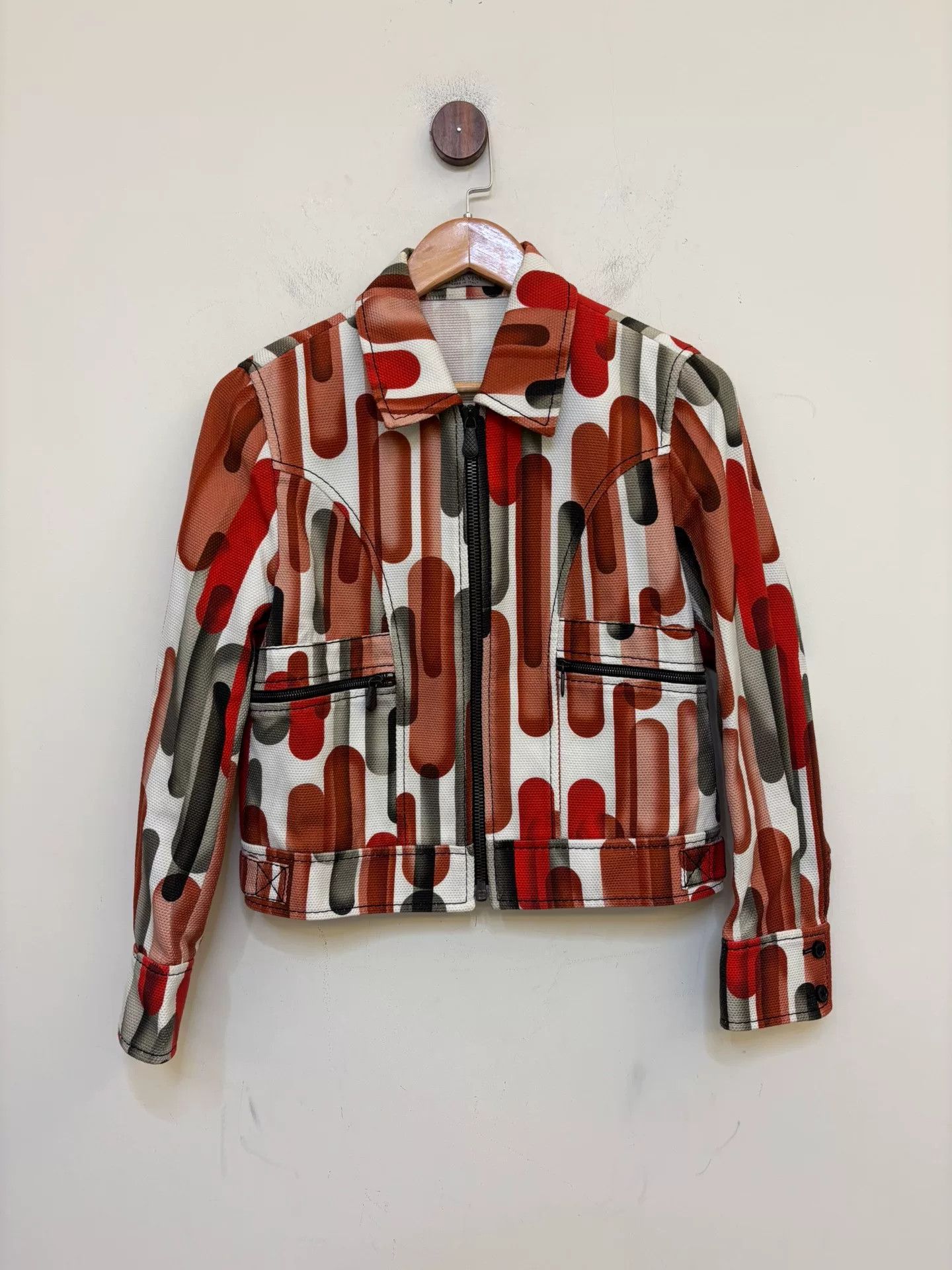 Bottega Veneta Bottega Veneta Women's Short Printed Jacket Size XS / US 0-2 / IT 36-38 - 1 Thumbnail