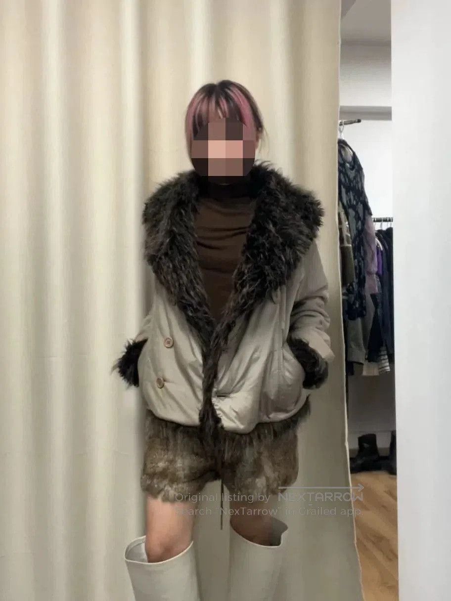 Issey Miyake Issey Miyake Fur Collar Cotton Coat. Size M / US 6-8 / IT 42-44 - 4 Thumbnail