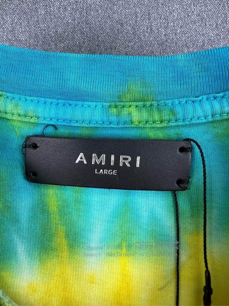 Amiri Amiri Size L Tie-dyed letters destroy LOGO short sleeves Size US L / EU 52-54 / 3 - 4 Thumbnail