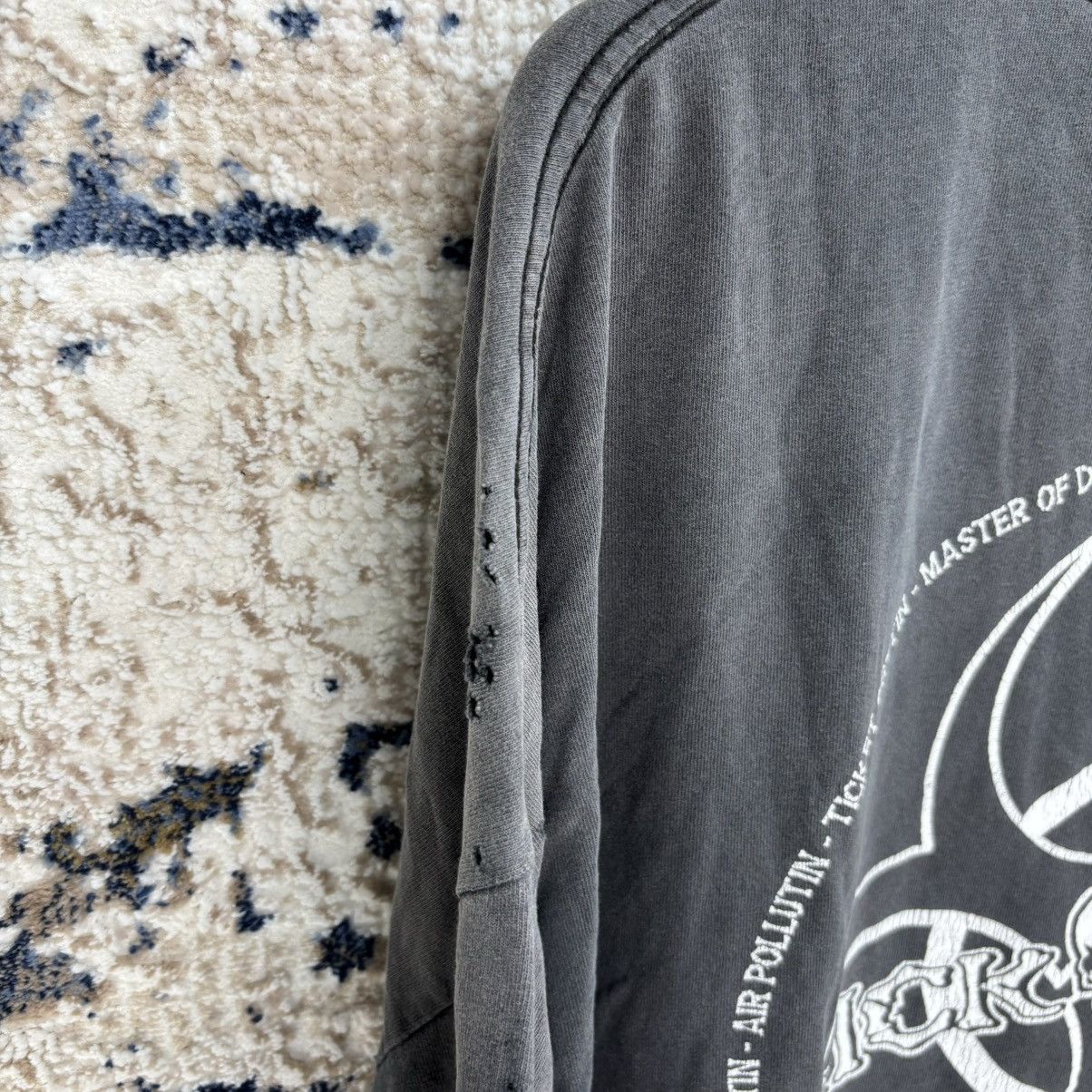 Vintage Vintage Distressed Kick Sand “Ocean Dunes” Oversized Tee Size US XXL / EU 58 / 5 - 5 Thumbnail