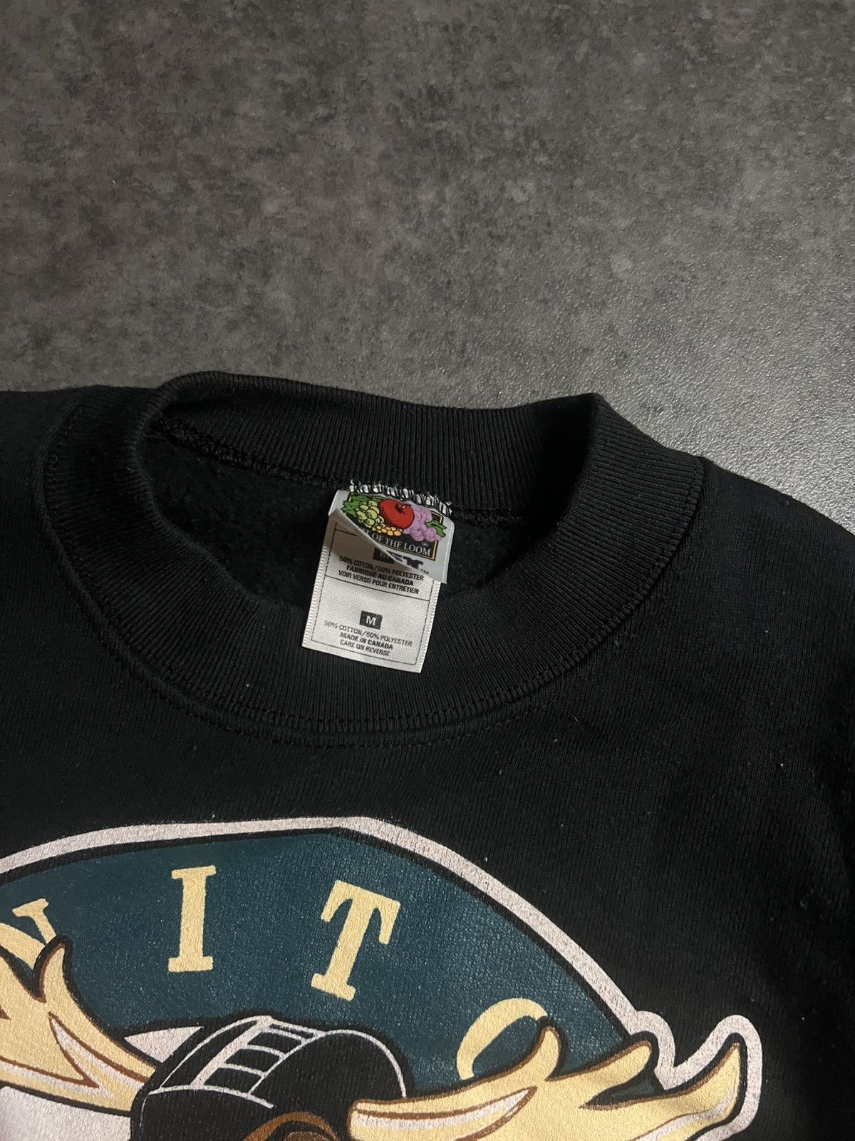 Fruit Of The Loom Vintage sweatshirt Moose 90s Size US M / EU 48-50 / 2 - 4 Thumbnail