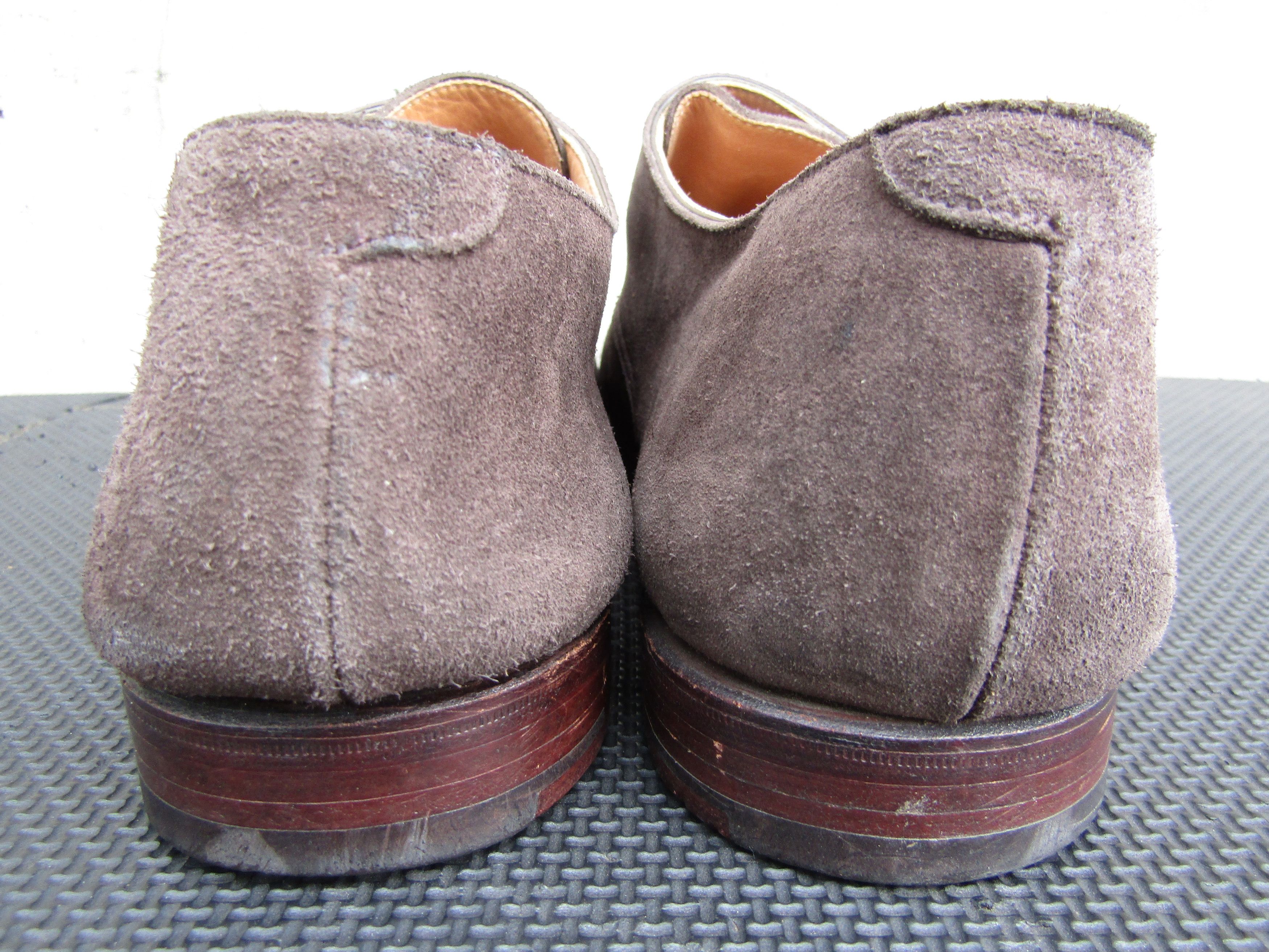 Crockett & Jones Crockett & Jones Lowndes Brown Suede Double Monk Strap Size US 11 / EU 44 - 7 Thumbnail