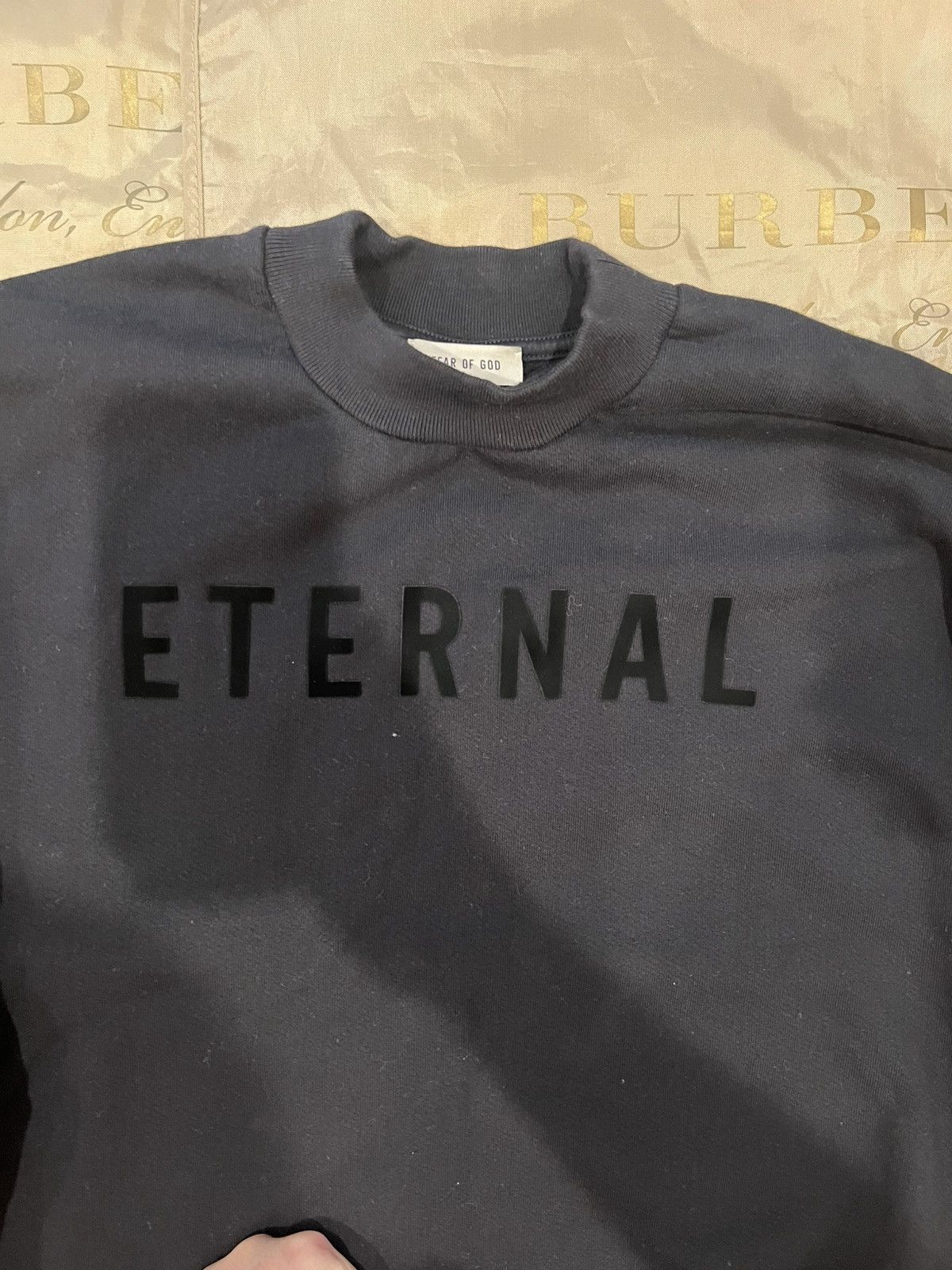 Fear of God Fear Of God Men's Eternal Fleece Crew Sweat in Black size S Size US S / EU 44-46 / 1 - 2 Thumbnail