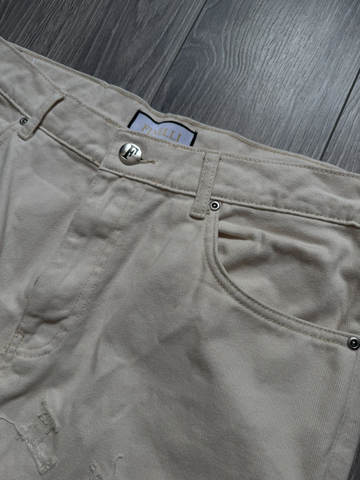 Carhartt Finelli Double Knee Cream White Carpenter Jeans Size US 34 / EU 50 - 7 Thumbnail