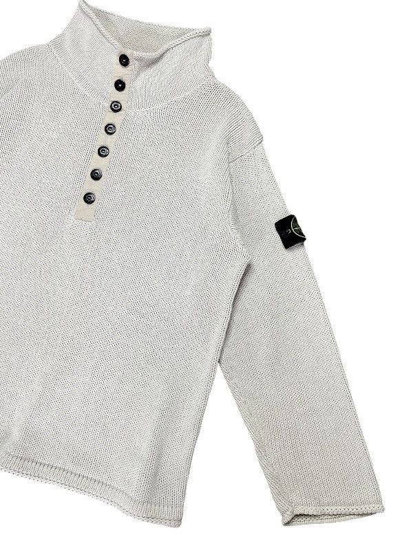 Stone Island Stone Island Heavyweight Vintage Collar Knit Jumper Size US L / EU 52-54 / 3 - 2 Thumbnail