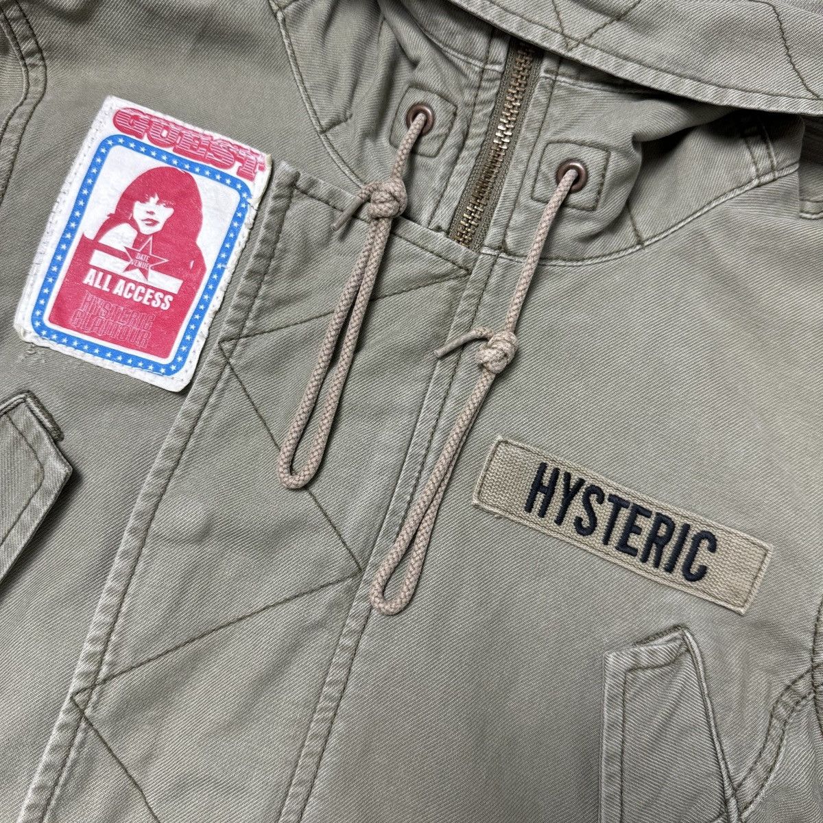 Hysteric Glamour Hysteric Glamour Multi Pocket Tactical Zipper Parka Jacket Size US M / EU 48-50 / 2 - 7 Thumbnail