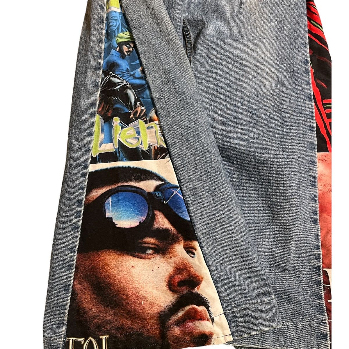 Handmade Custom flared Dmx jeans size 32 x 29 Size US 32 / EU 48 - 4 Thumbnail