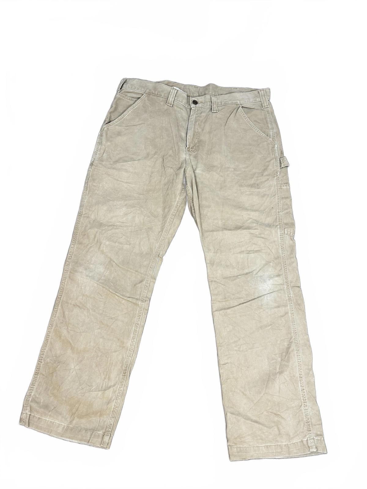 Carhartt Carhartt Men's Beige Work Pants 36X30 Size US 36 / EU 52 - 3 Thumbnail