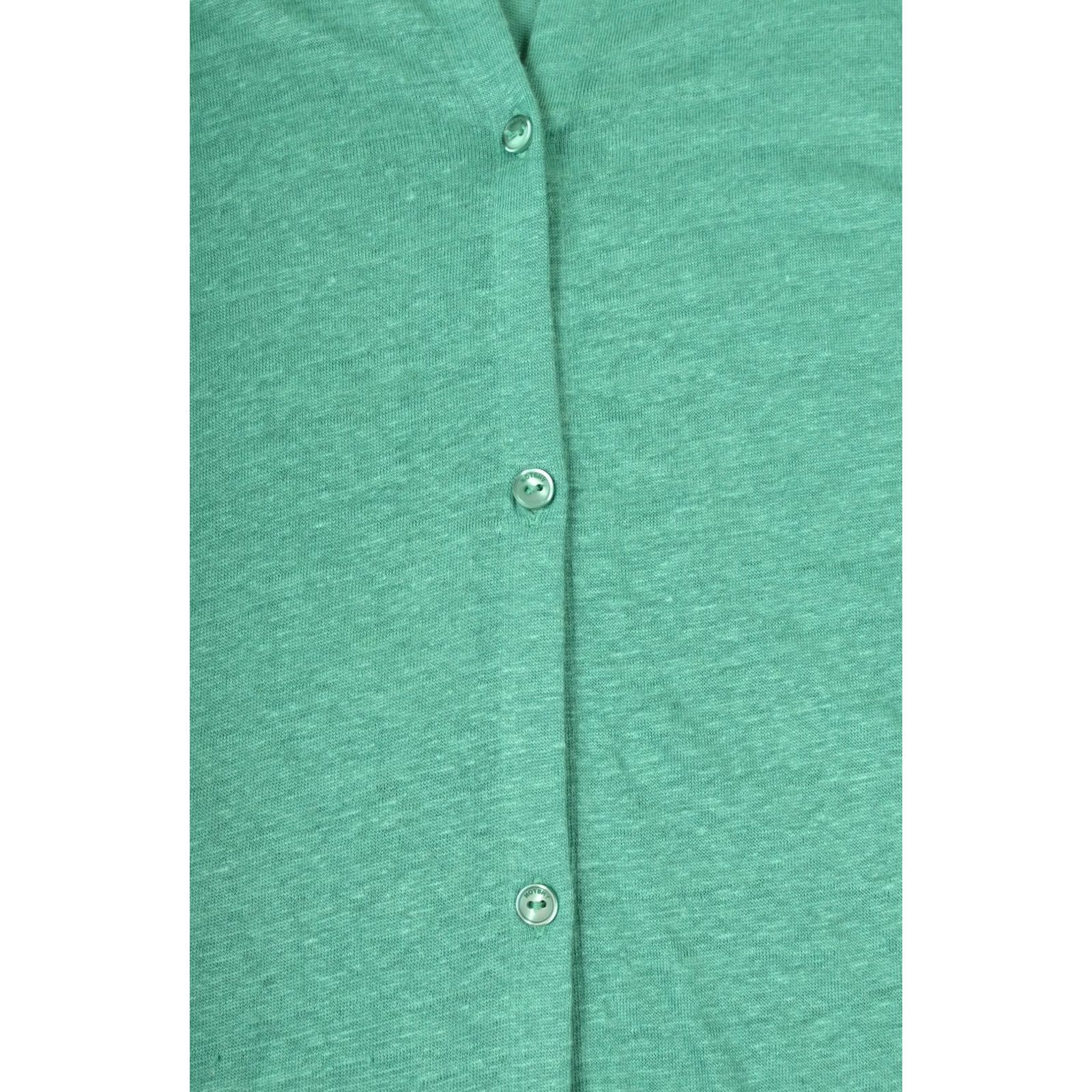 Vintage Notshy Cashmere Green Linen Button Shirt Blouse Size S Womens Size S / US 4 / IT 40 - 3 Thumbnail