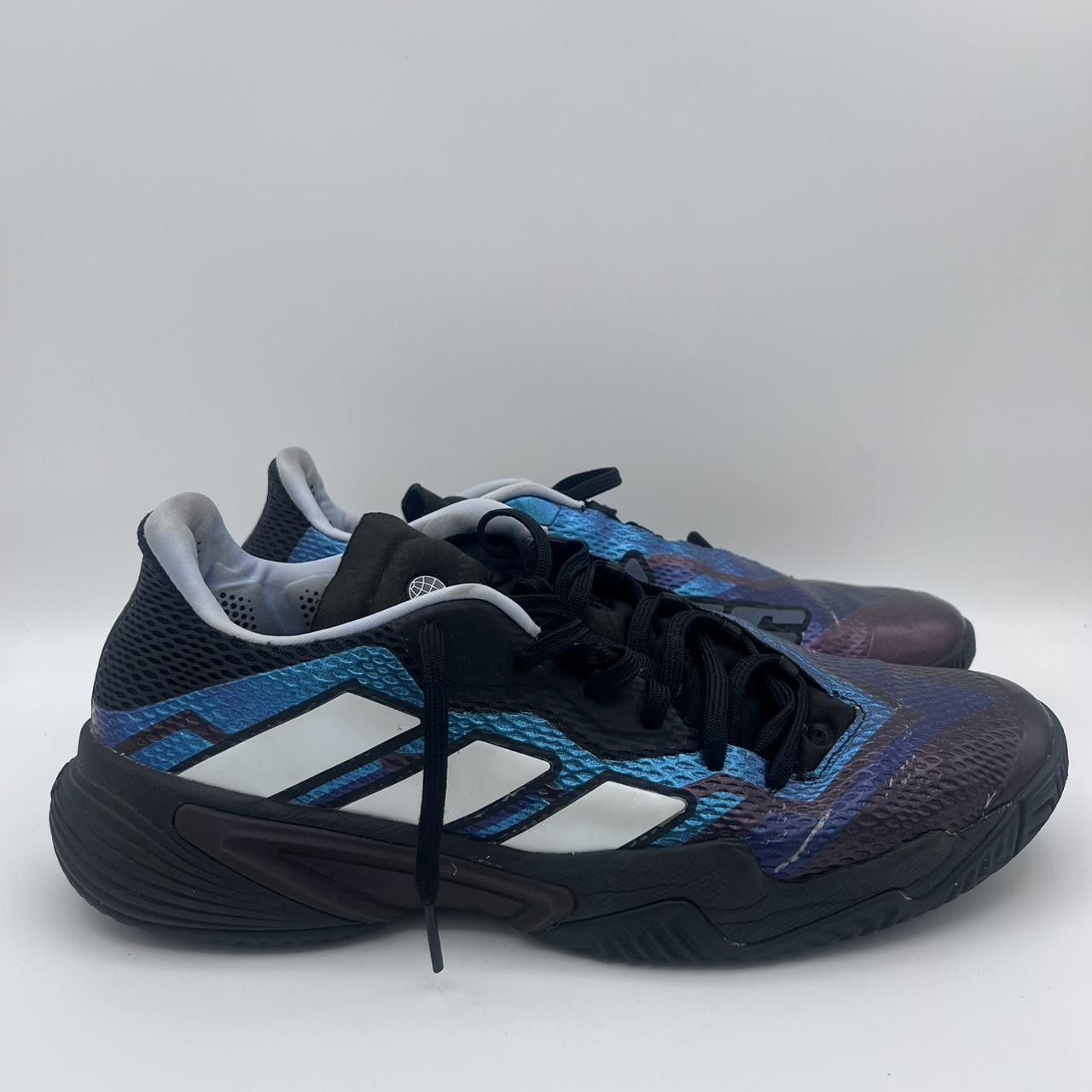 Adidas Adidas Barricade HQ8415 Men US 10 Sneaker Black Blue Dawn Size US 10 / EU 43 - 1 Thumbnail
