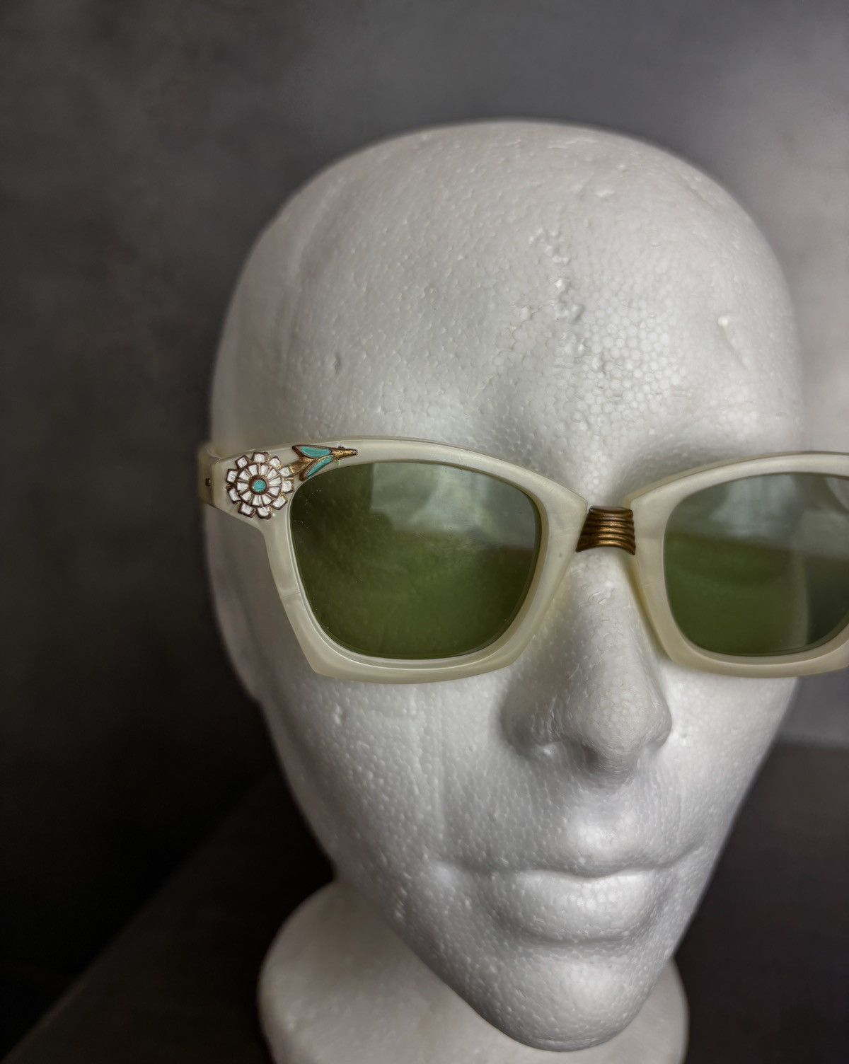 Other × Vintage 1950s Sunglasses True Vintage Jewelled Western Turanette MCM Size ONE SIZE - 4 Thumbnail