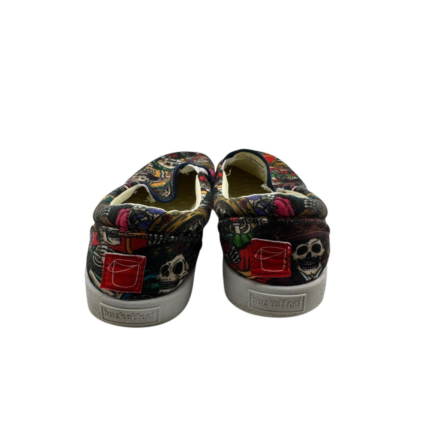 Other Bucketfeet Día de los Muertos Slip-On Skate Shoes - Size 10 Size US 10 / EU 43 - 5 Thumbnail