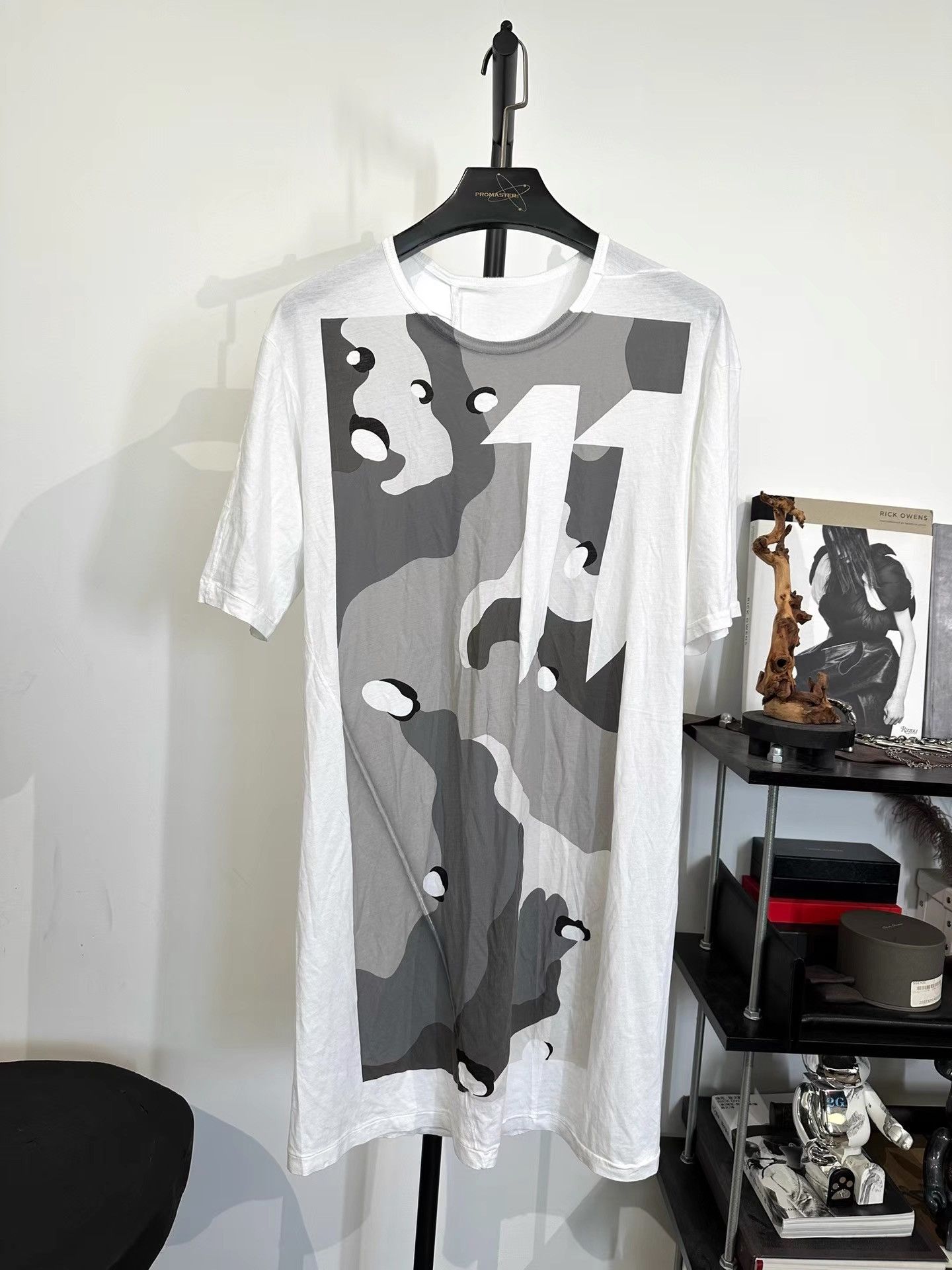 11 By Boris Bidjan Saberi 11by BBS T2 Camo Print Cotton Tee K35 Size US XL / EU 56 / 4 - 1 Thumbnail