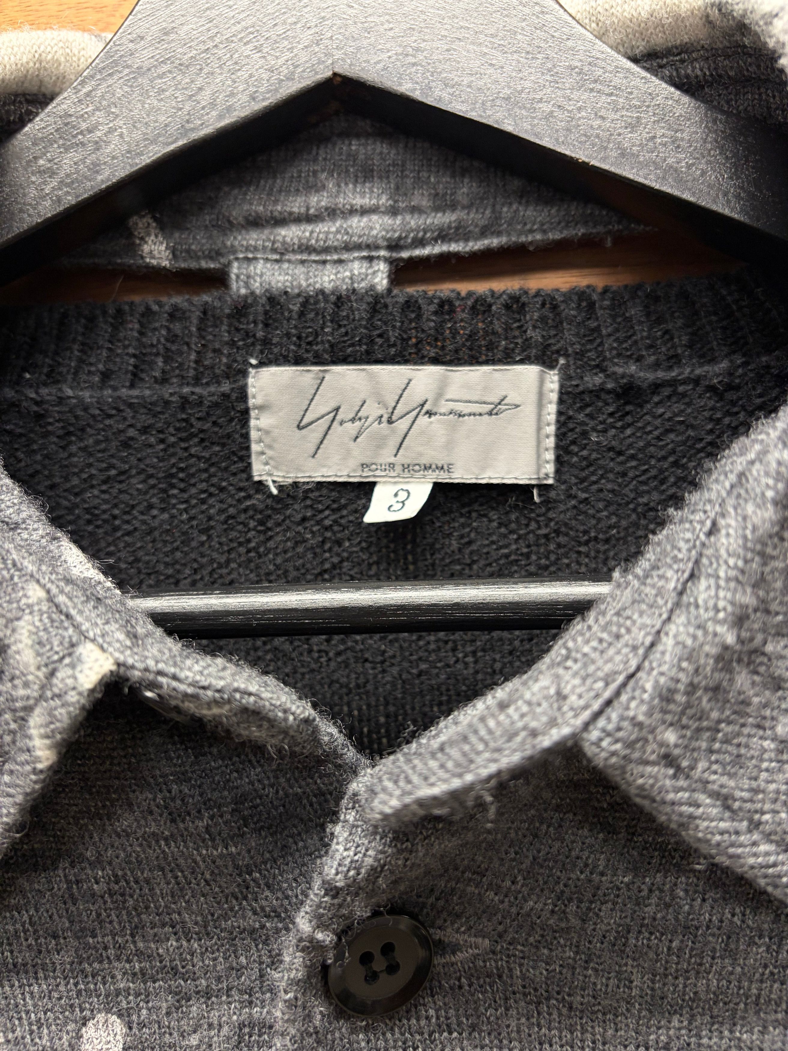 Yohji Yamamoto AW2007 Yohji Yamamoto x Shotaro Ishinomori ‘Cyborg 009’ Wool Knit Polo Size US L / EU 52-54 / 3 - 3 Thumbnail