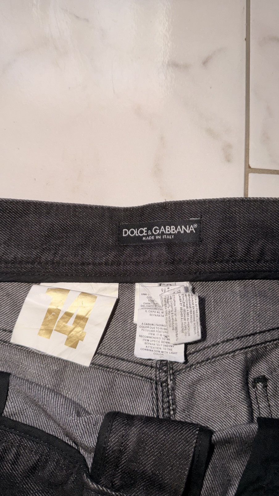 Dolce & Gabbana Dolce & Gabbana Black Jeans Size US 36 / EU 52 - 3 Thumbnail
