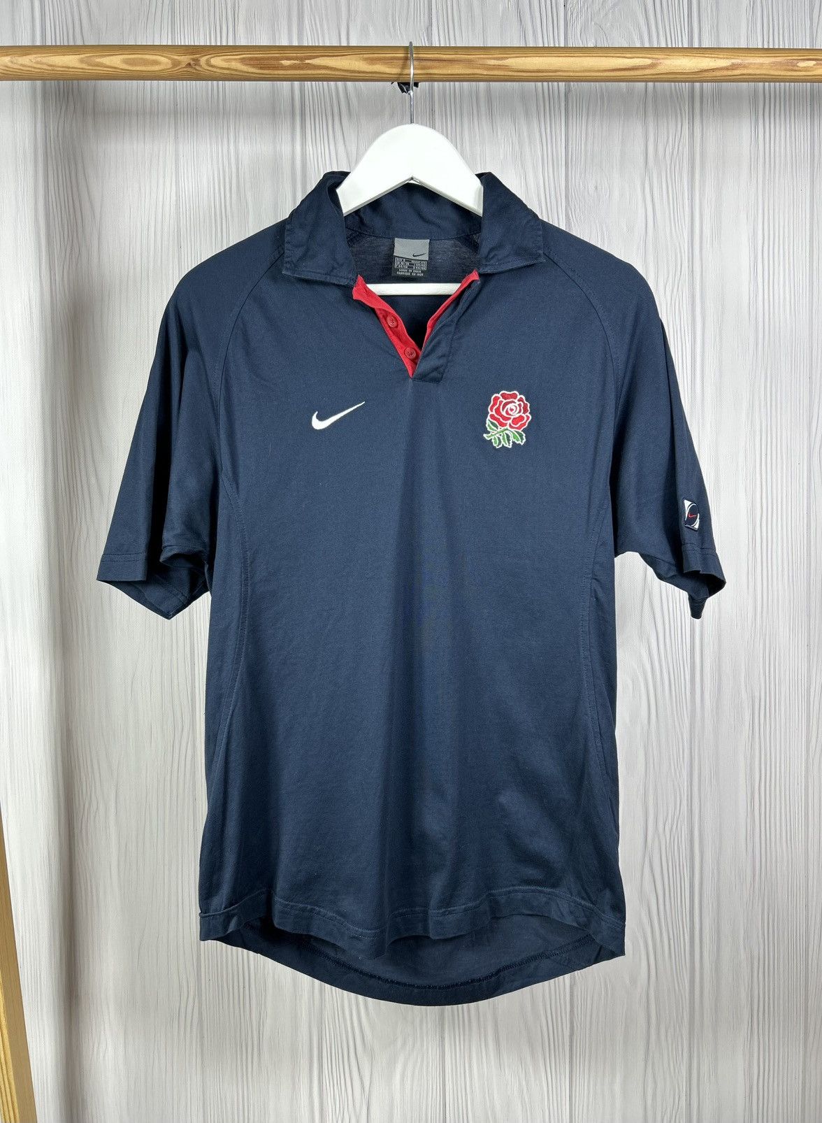 Nike Vintage England Rugby Polo Shirt 2004 Nike Blue Size S Size US S / EU 44-46 / 1 - 1 Thumbnail