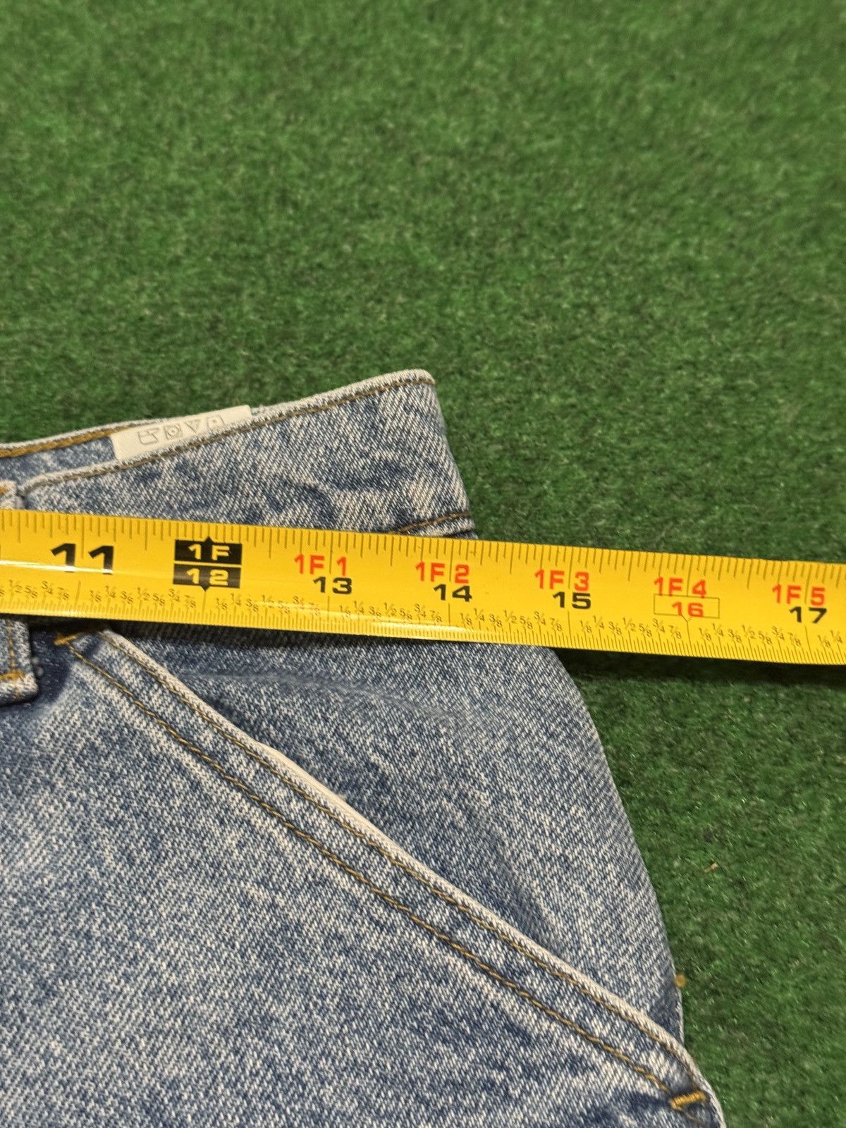 Faded Glory × Vintage Vintage Y2K Baggy Jorts Below Knee Skater Grunge Shorts Size US 28 / EU 44 - 4 Thumbnail