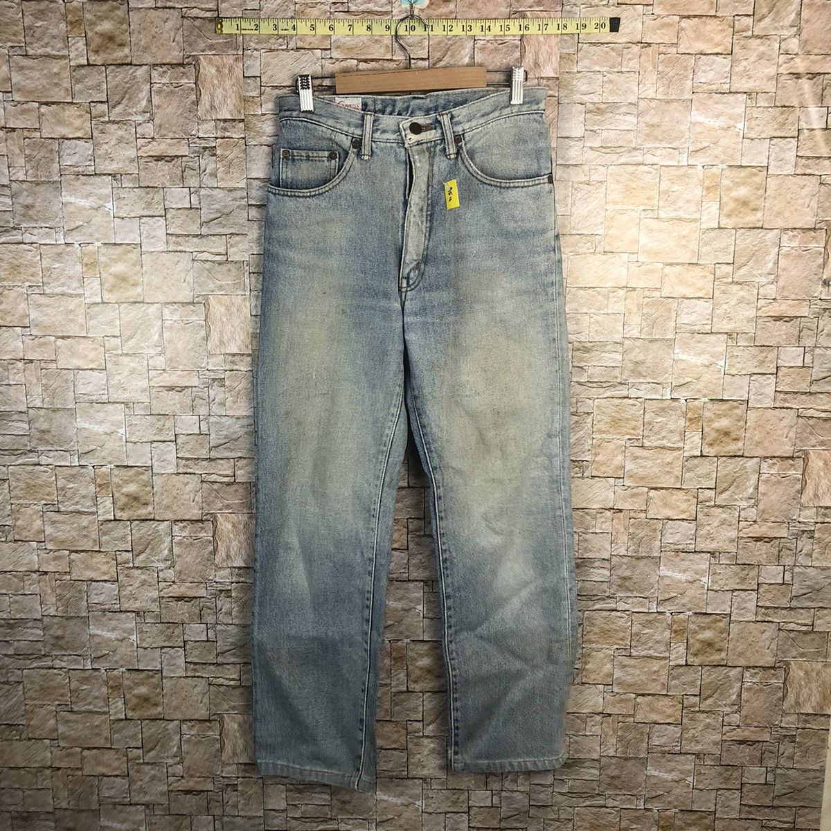 Japanese Brand Cantos vintage Blue Denim Pants #A54 Size US 28 / EU 44 - 1 Thumbnail