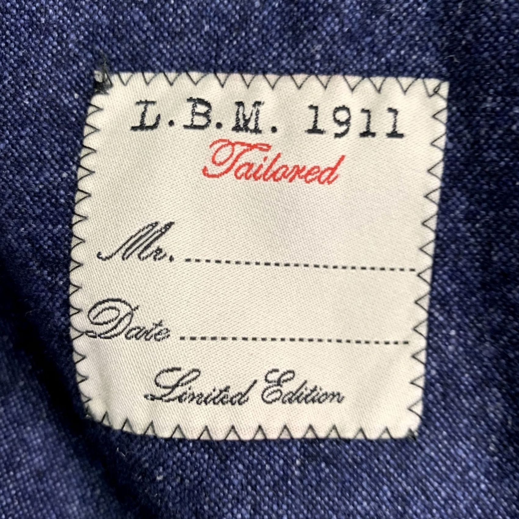 L.B.M. 1911 L.B.M. 1911 Size 40 Blue Wool Blend Single Breasted Sport Coat Size US XXS / EU 40 - 4 Thumbnail