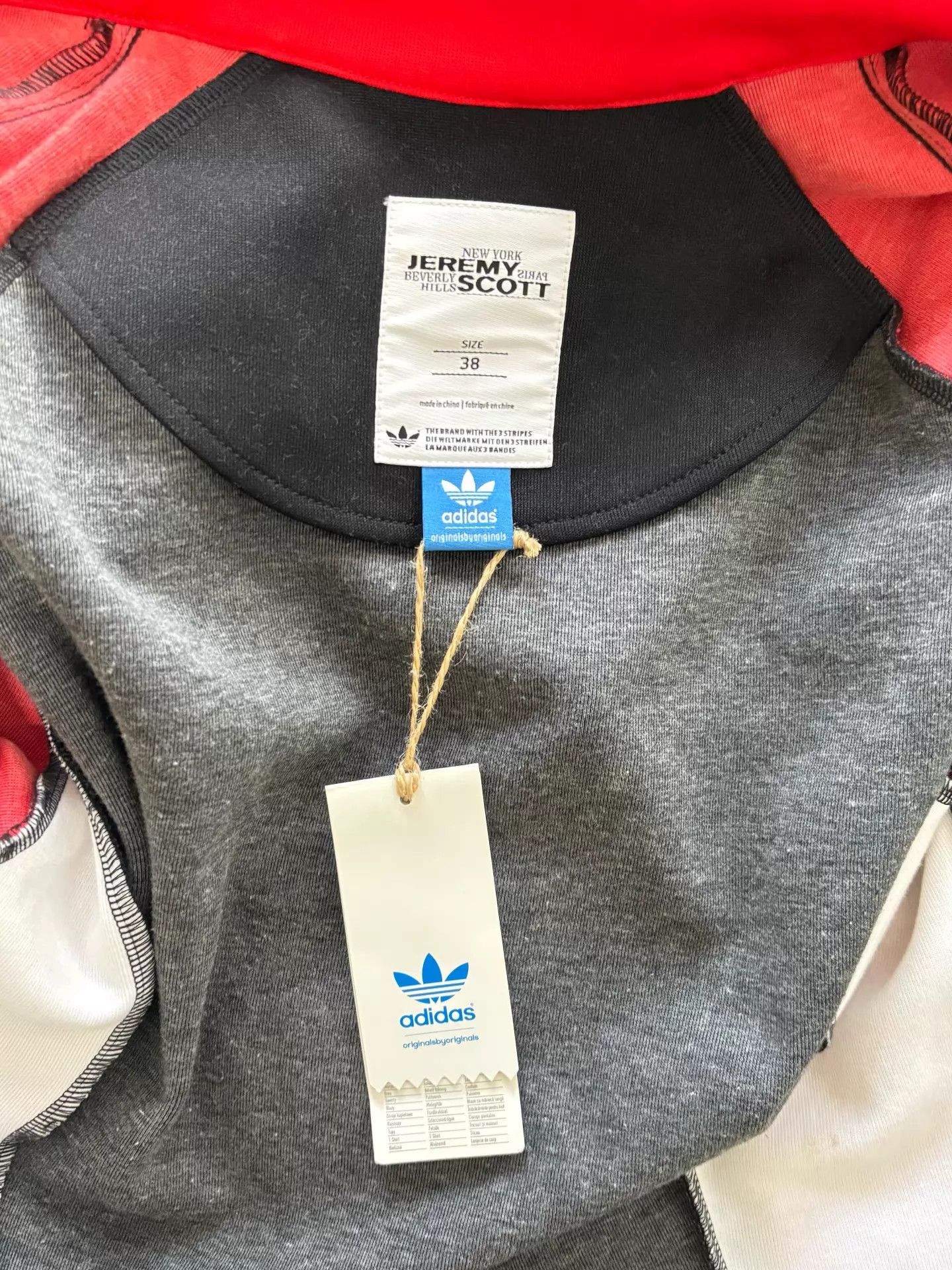 Adidas Jeremy Scott x Adidas Cone Bust High-Waisted Jacket 38 (New) Size XS / US 0-2 / IT 36-38 - 8 Thumbnail