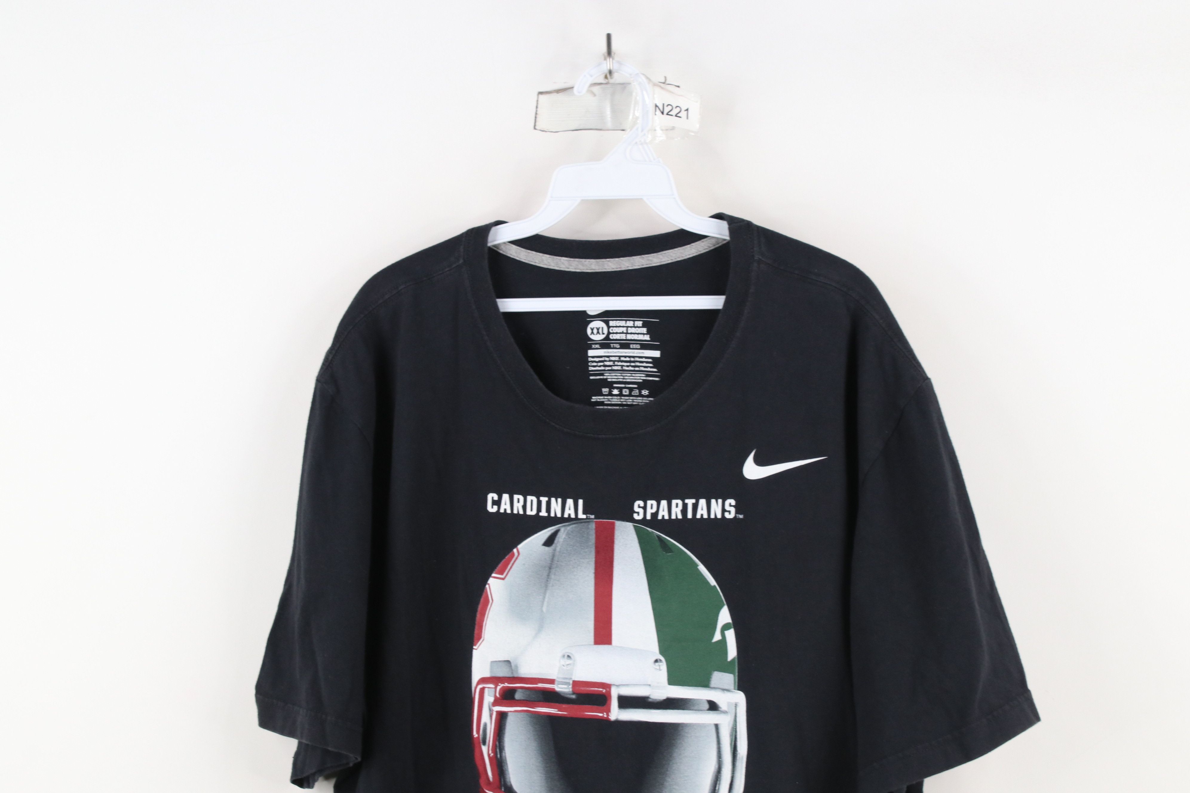 Nike × Vintage Nike Rose Champs Michigan State University Football T-Shirt Size US XXL / EU 58 / 5 - 2 Thumbnail