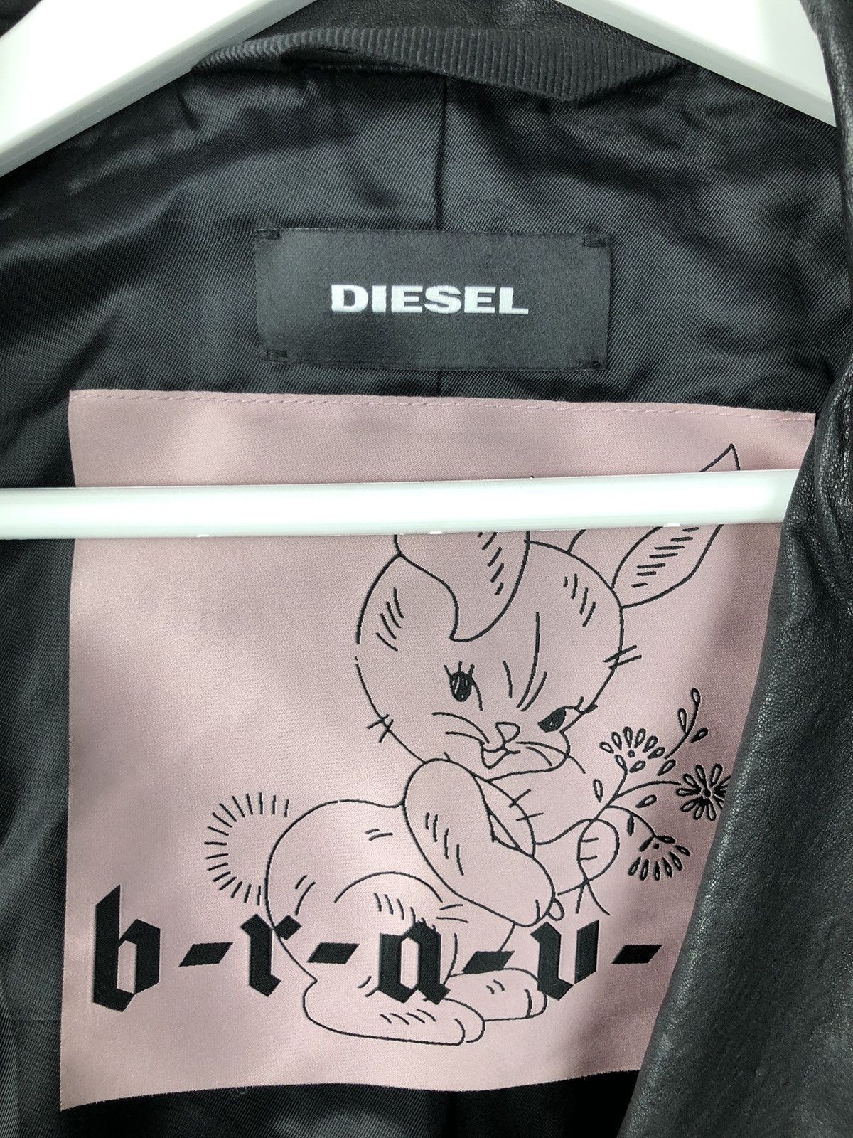 Diesel × Vintage Vintage Diesel Balfern Leather Biker Jackets Japan Size M / US 6-8 / IT 42-44 - 4 Thumbnail