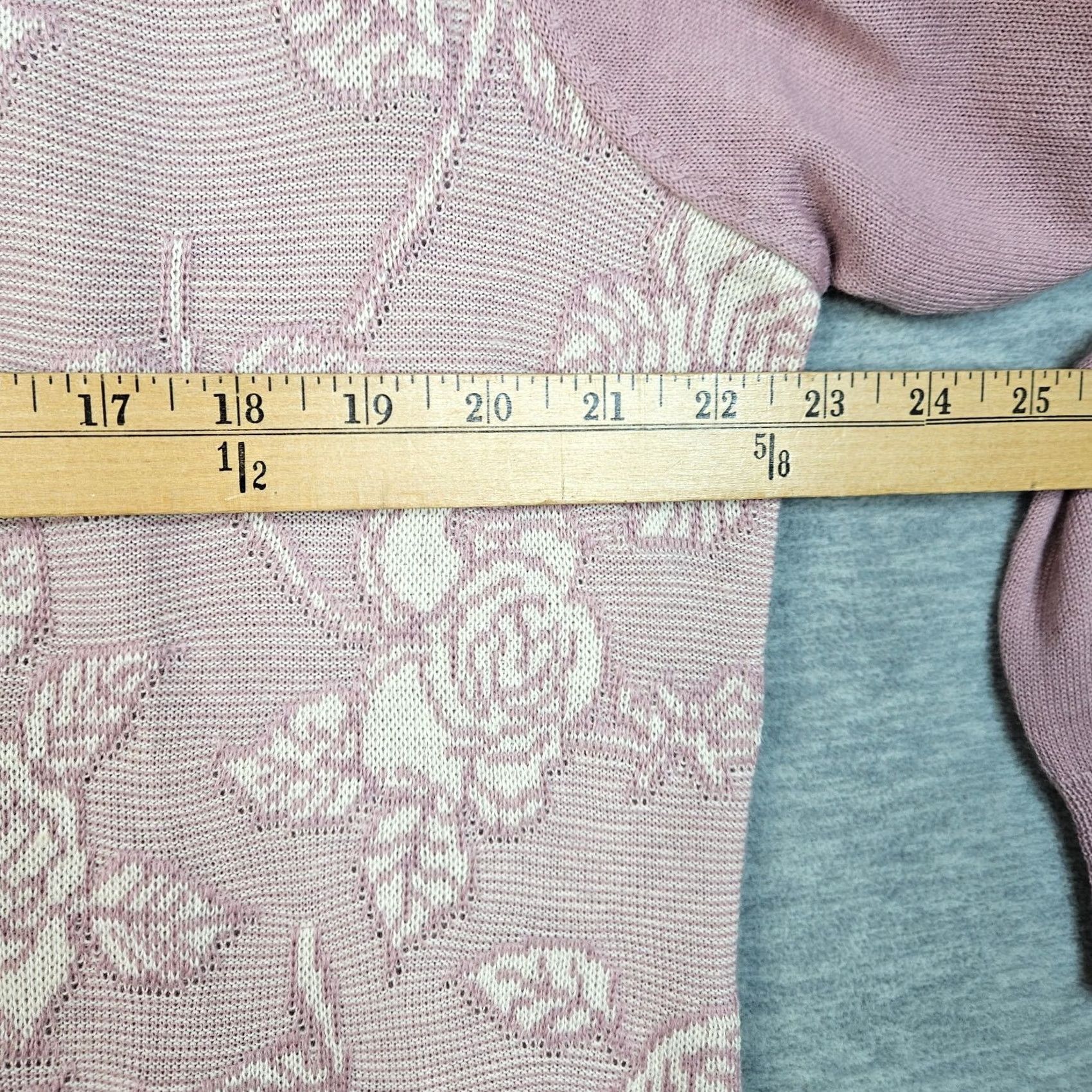 Camel CAMELA Cardigan Women Pink Floral Printed V-neck Button Up Size 42 Sweater Knit Regular All Seasons Womens Size M / US 6-8 / IT 42-44 - 6 Thumbnail