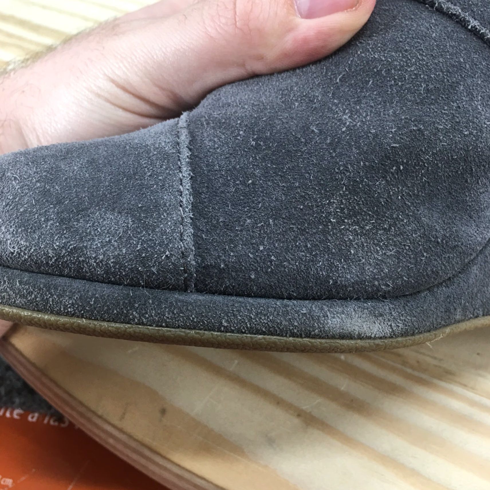 Toms TOMS Boots Women’s Ankle Bootie Gray Wedge Heel Side Zip Round Toe Casual Boots 10 US Size US 10 / IT 40 - 5 Thumbnail