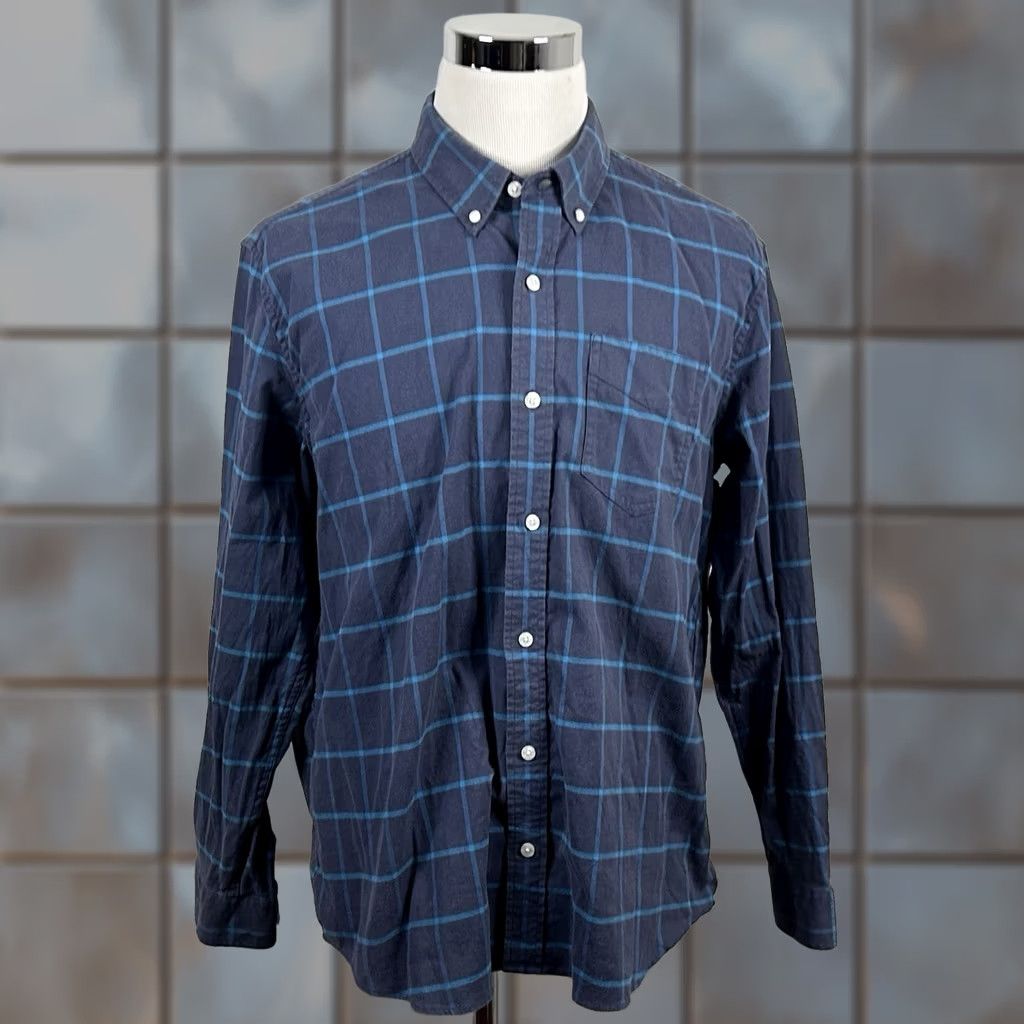 Vintage LL Bean Large Traditional Fit Stretch Oxford Shirt Plaid Button-Down Casual Size US L / EU 52-54 / 3 - 1 Thumbnail