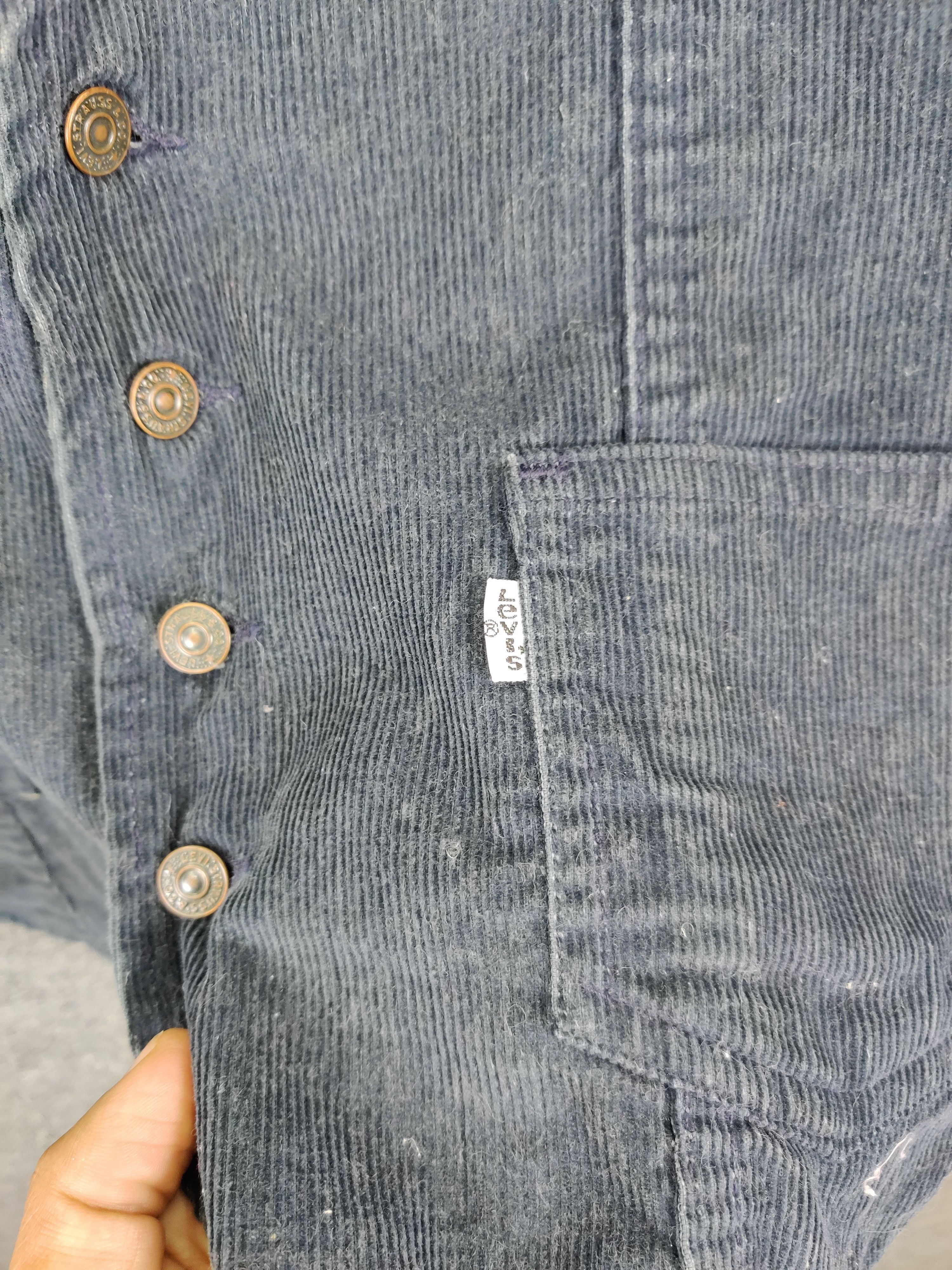 Levi's Vintage Clothing Vintage 90's Levi's Corduroy Buttons Ups Vest Size US M / EU 48-50 / 2 - 7 Thumbnail
